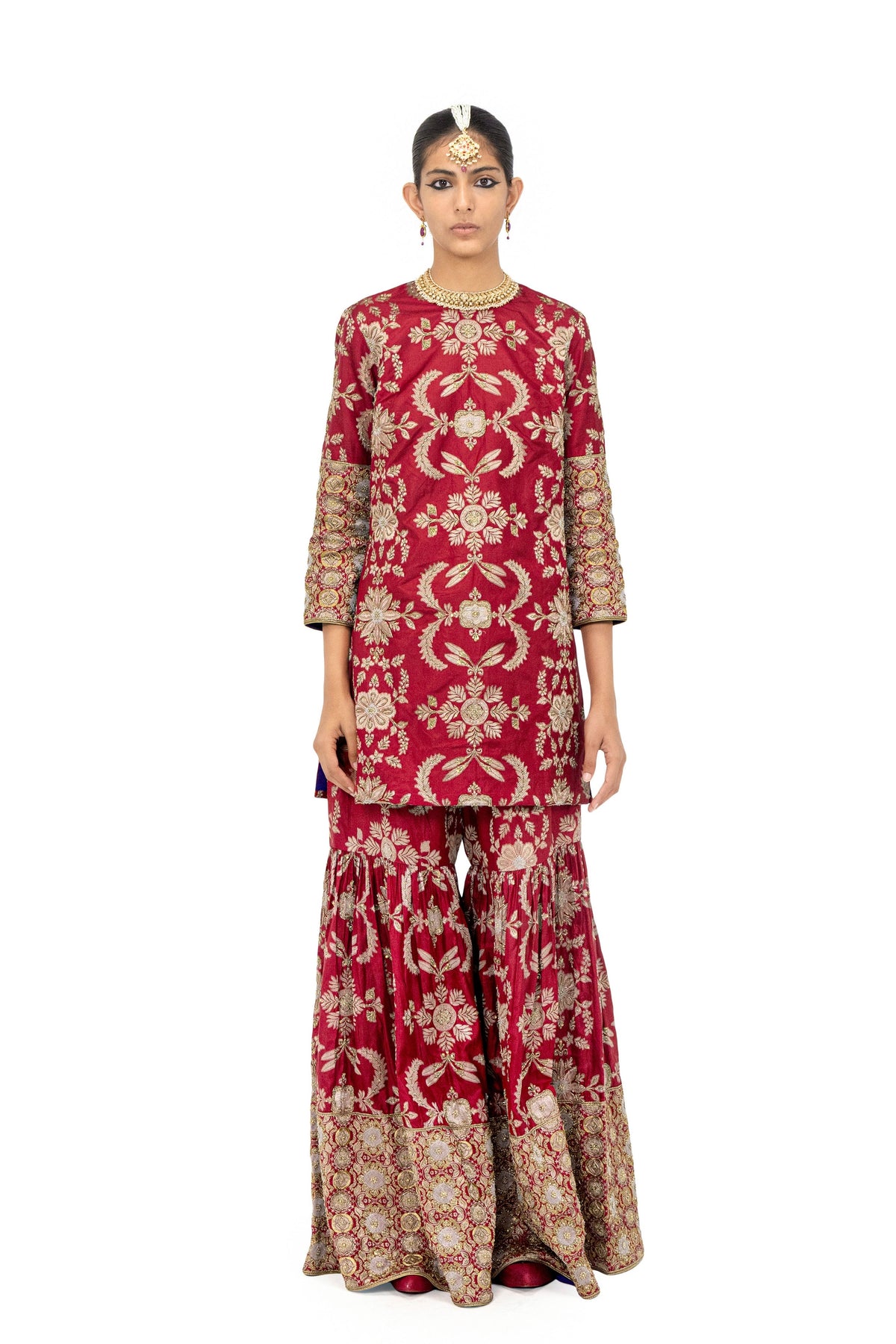 Amdara Acheli Kurta And Sharara