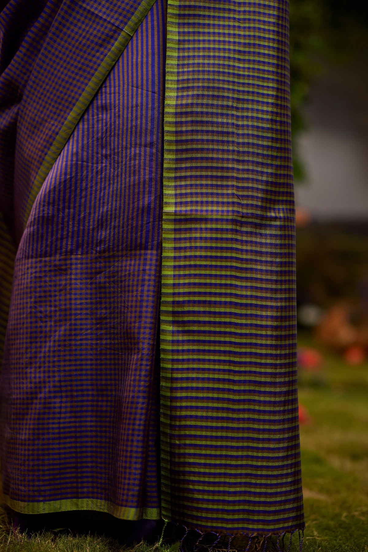 Rhythm n Rhyme Purple Saree