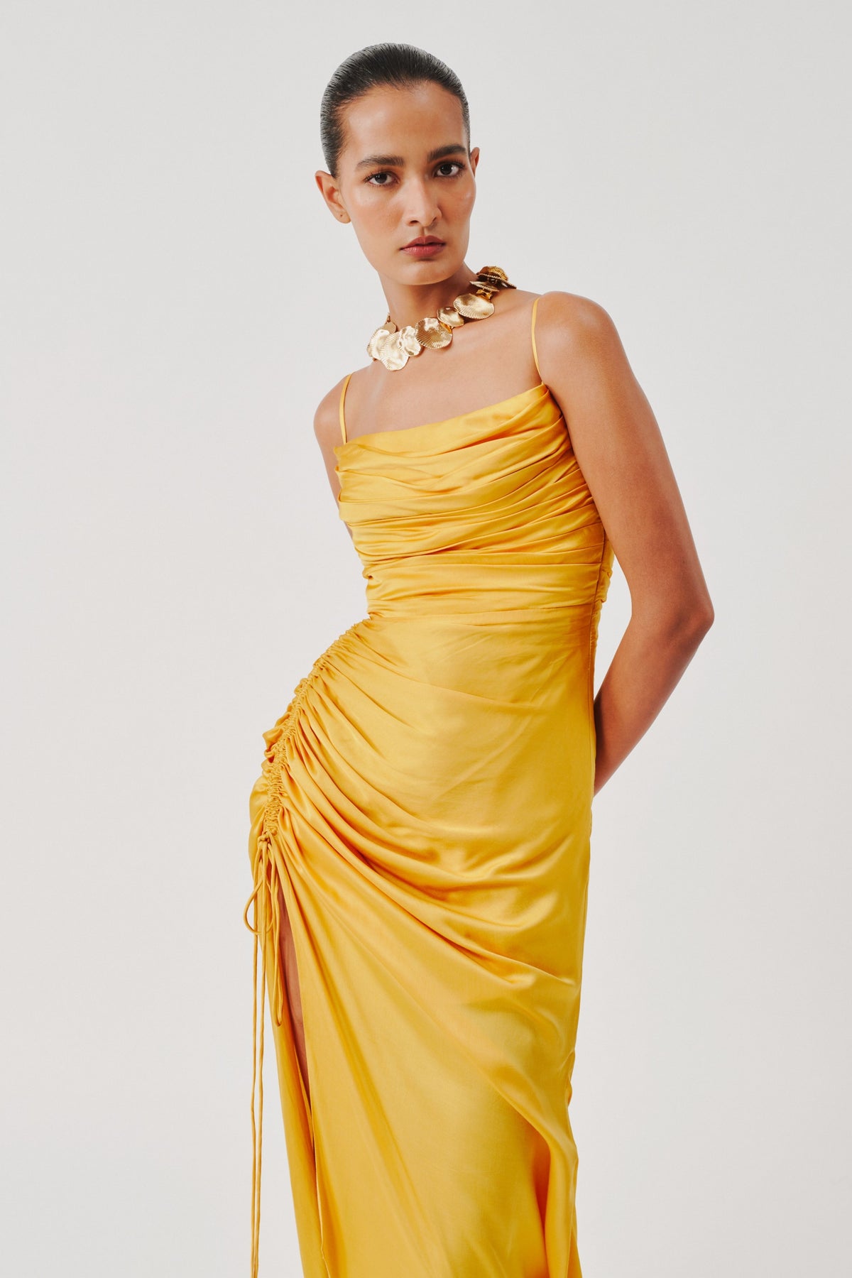 Spaghetti Draped Dress