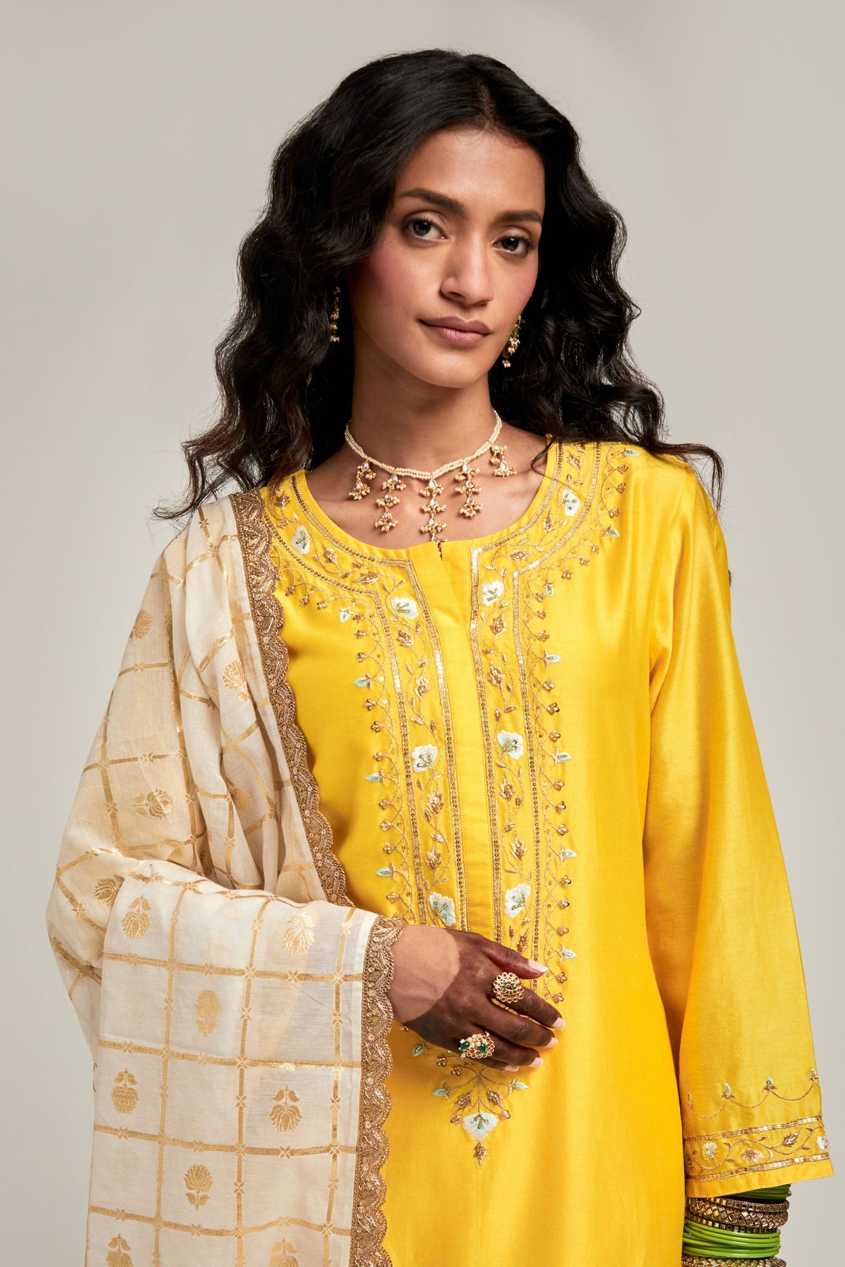Yellow Kurta Set