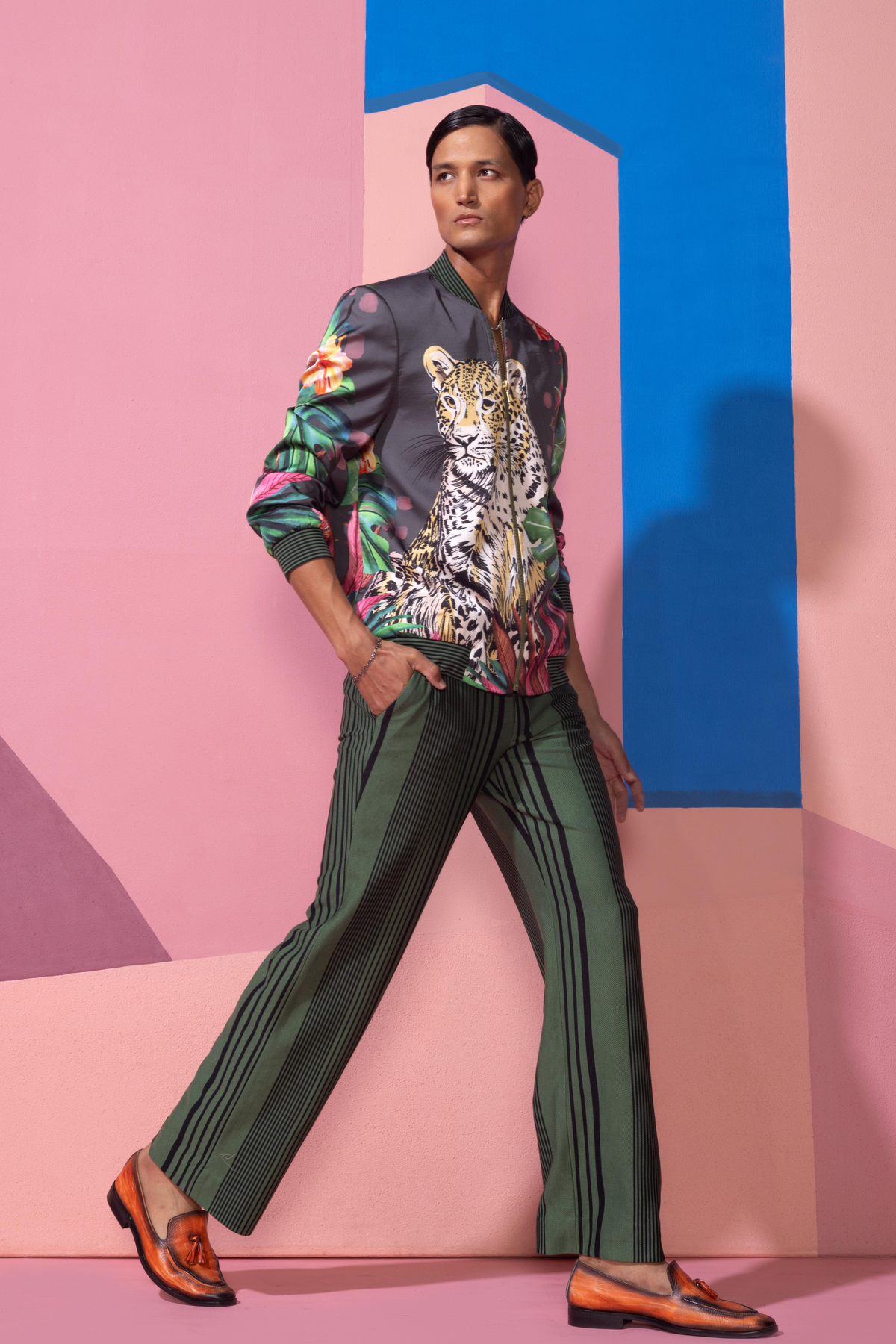 Feral Flora Charcoal Jacket