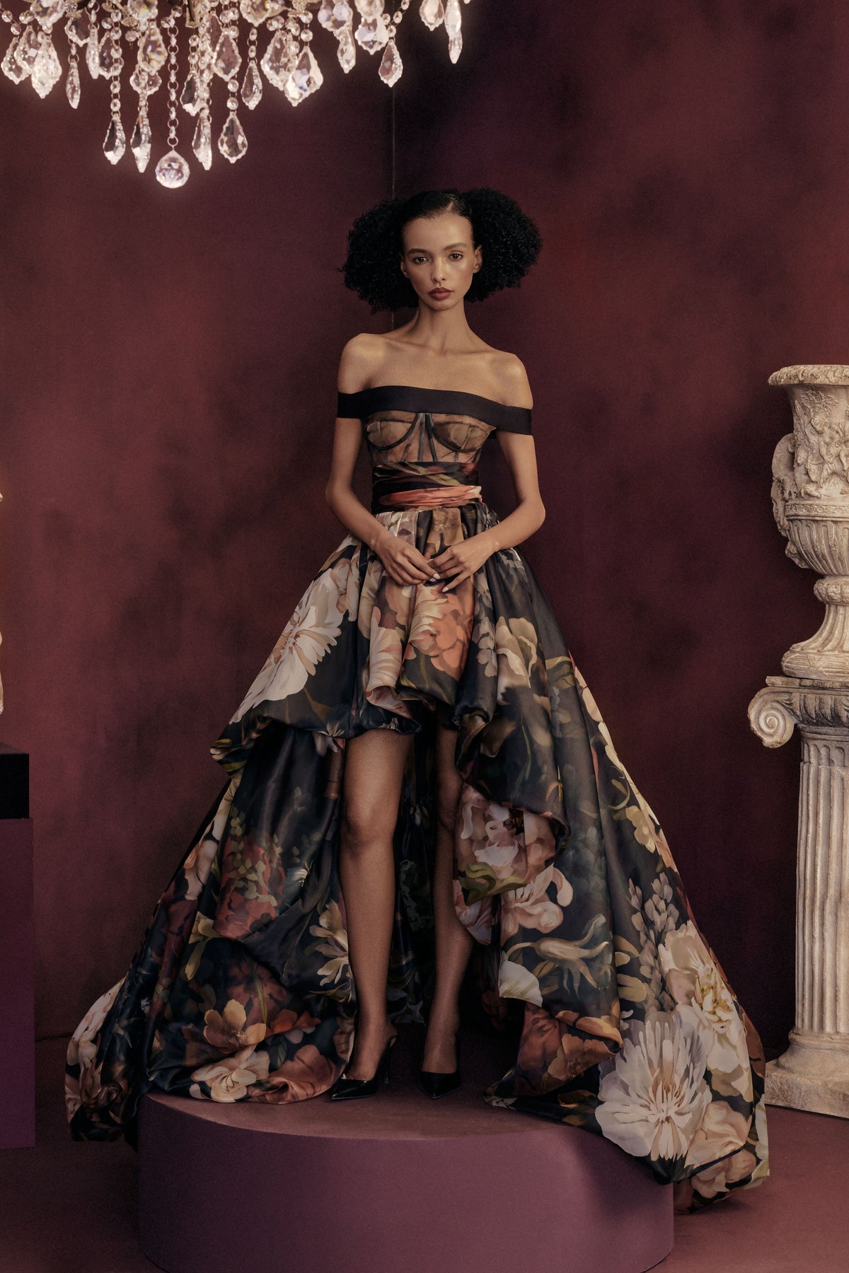 High Low Balloon Gown