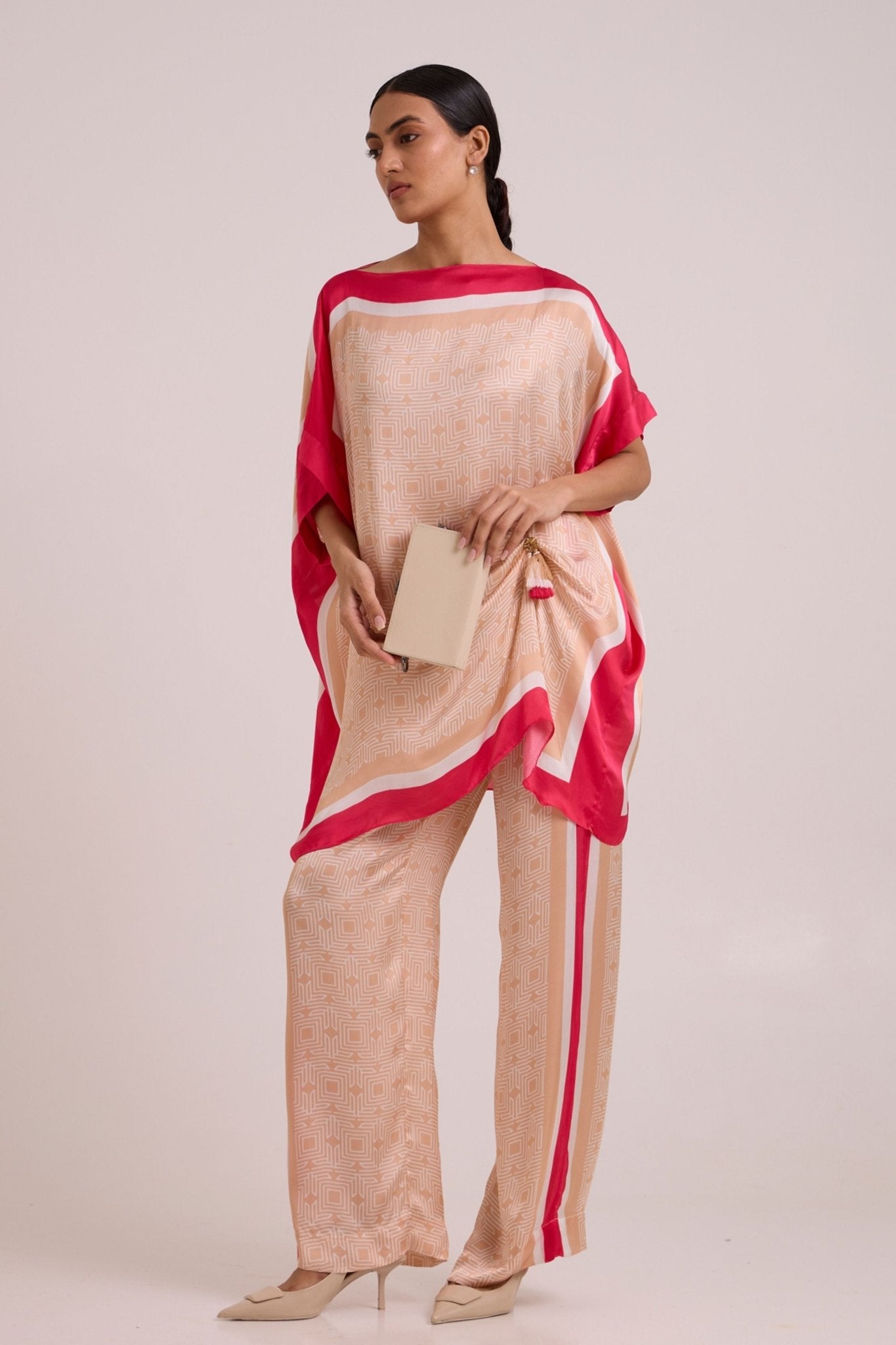 Ronnie Caftan Co - ord Set - Madder Much - Elahe