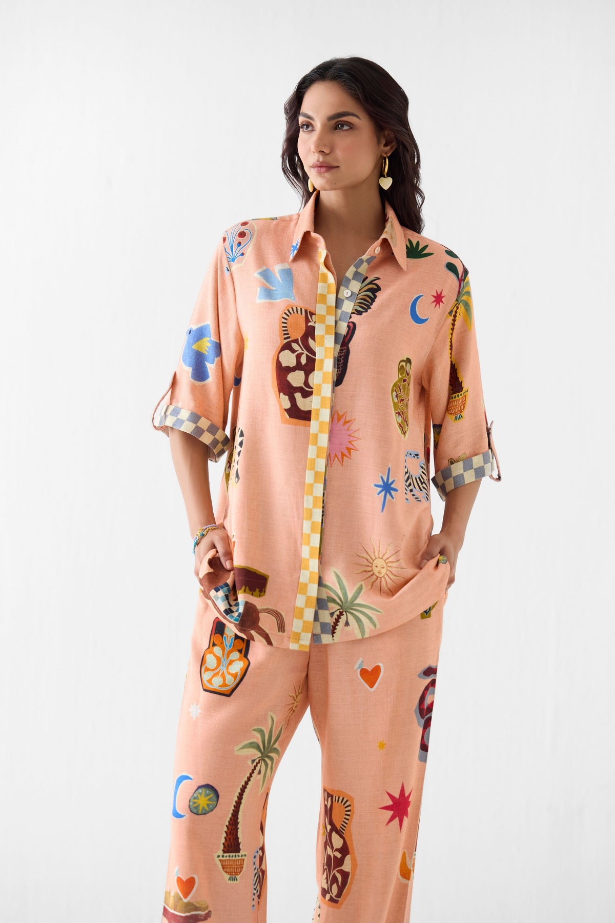 Pottery Peach Co-ord Set