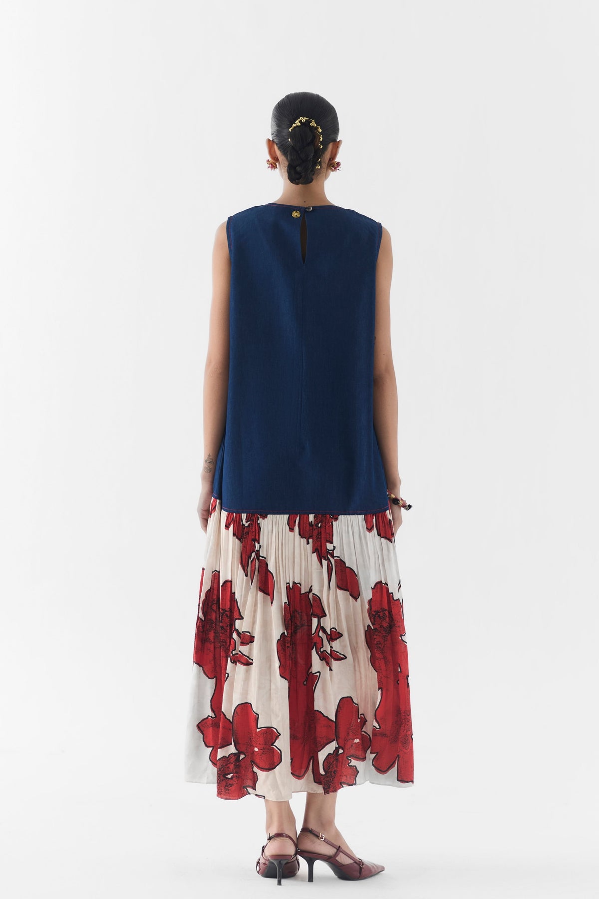 Rosalie Denim A-Line Dress