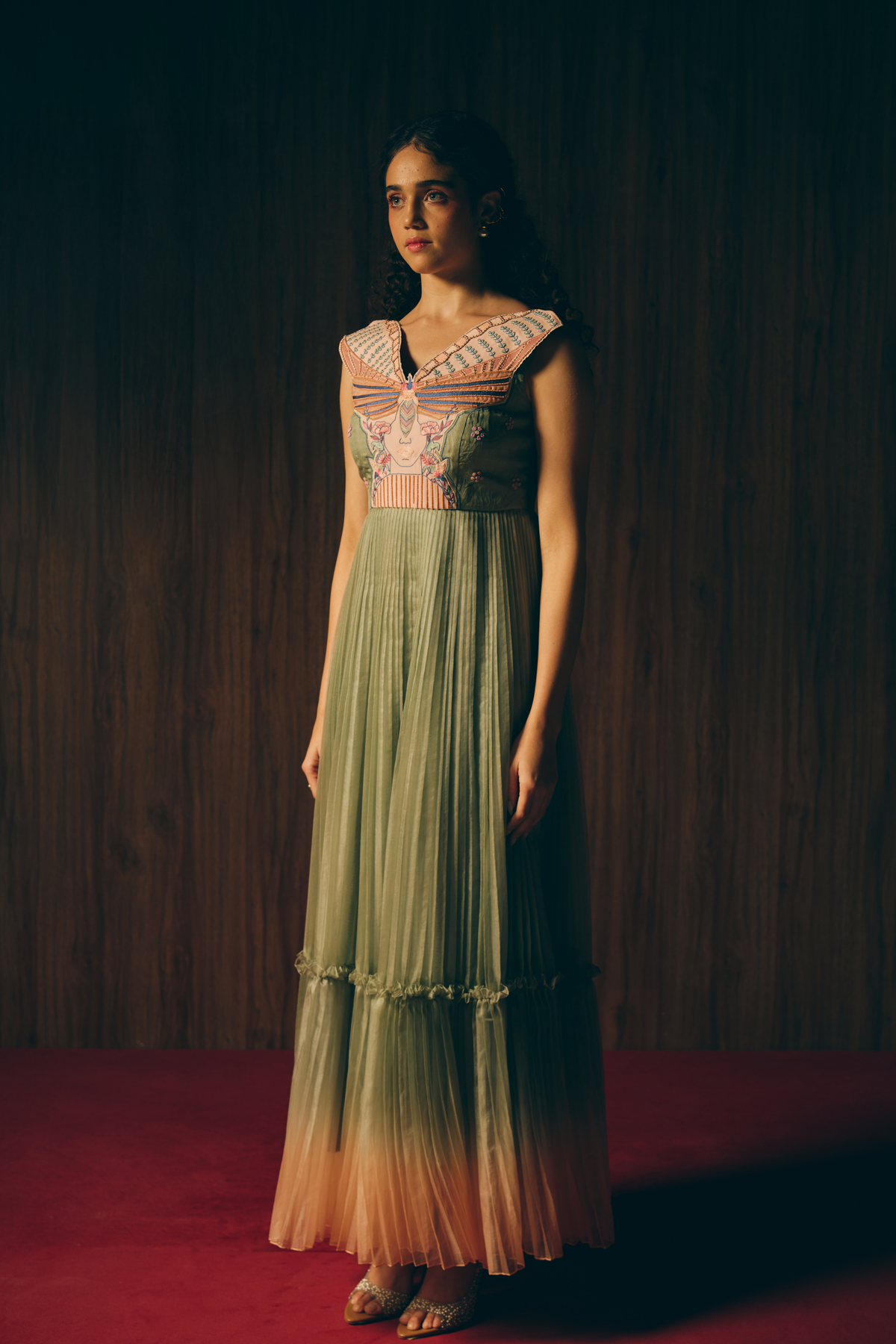 Vagabond Sage Green Dress