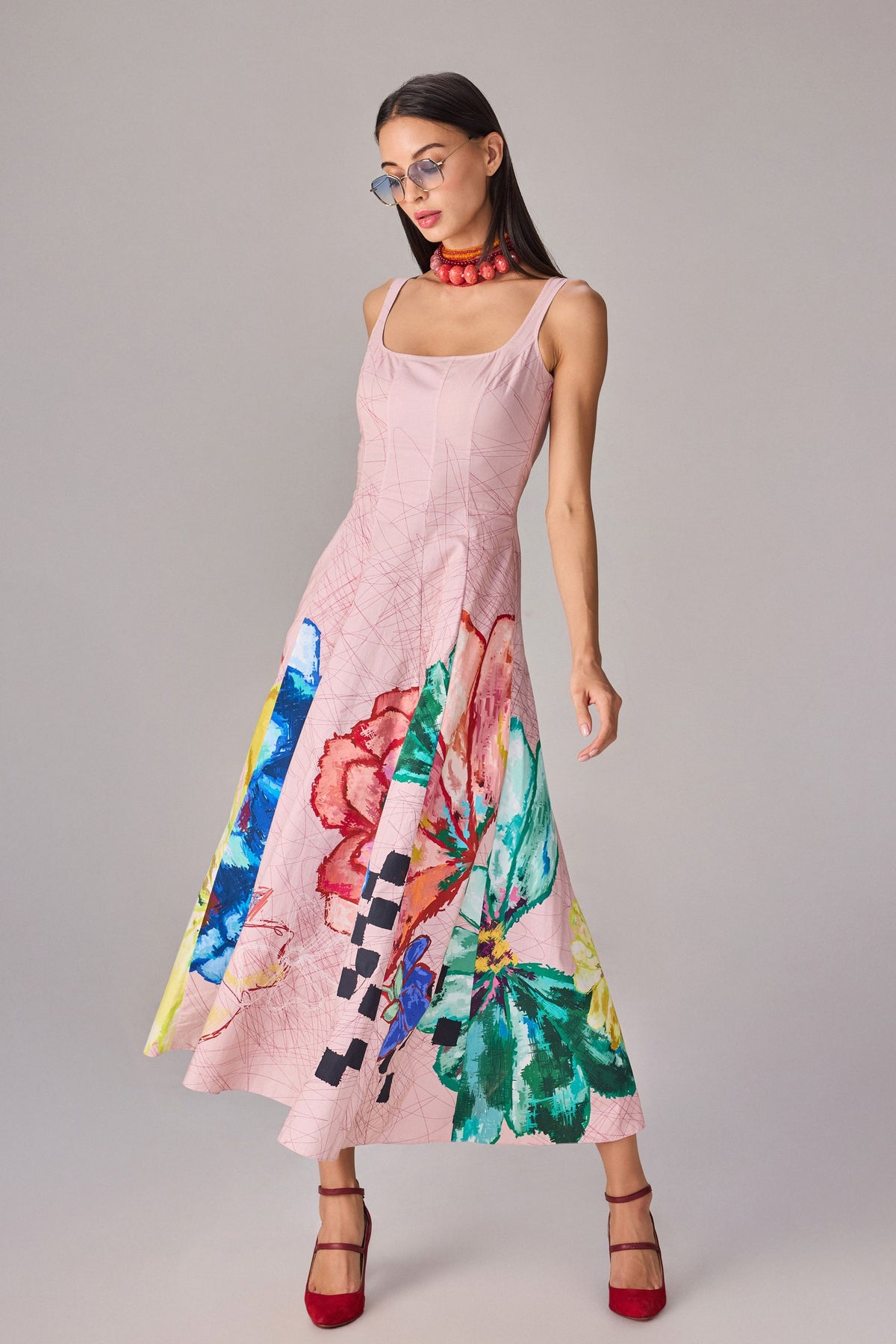 Peach Prime Emily Dress