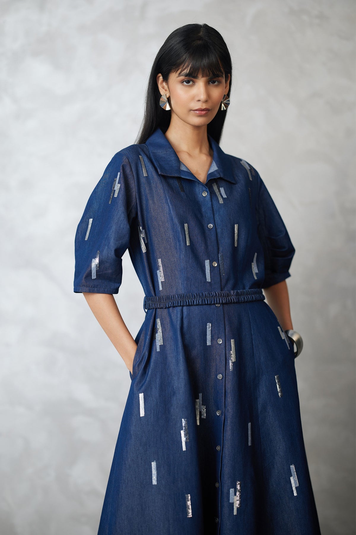 Denim Dark Blue Dress