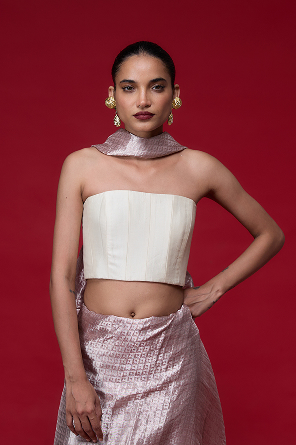 The Snowflake Saree