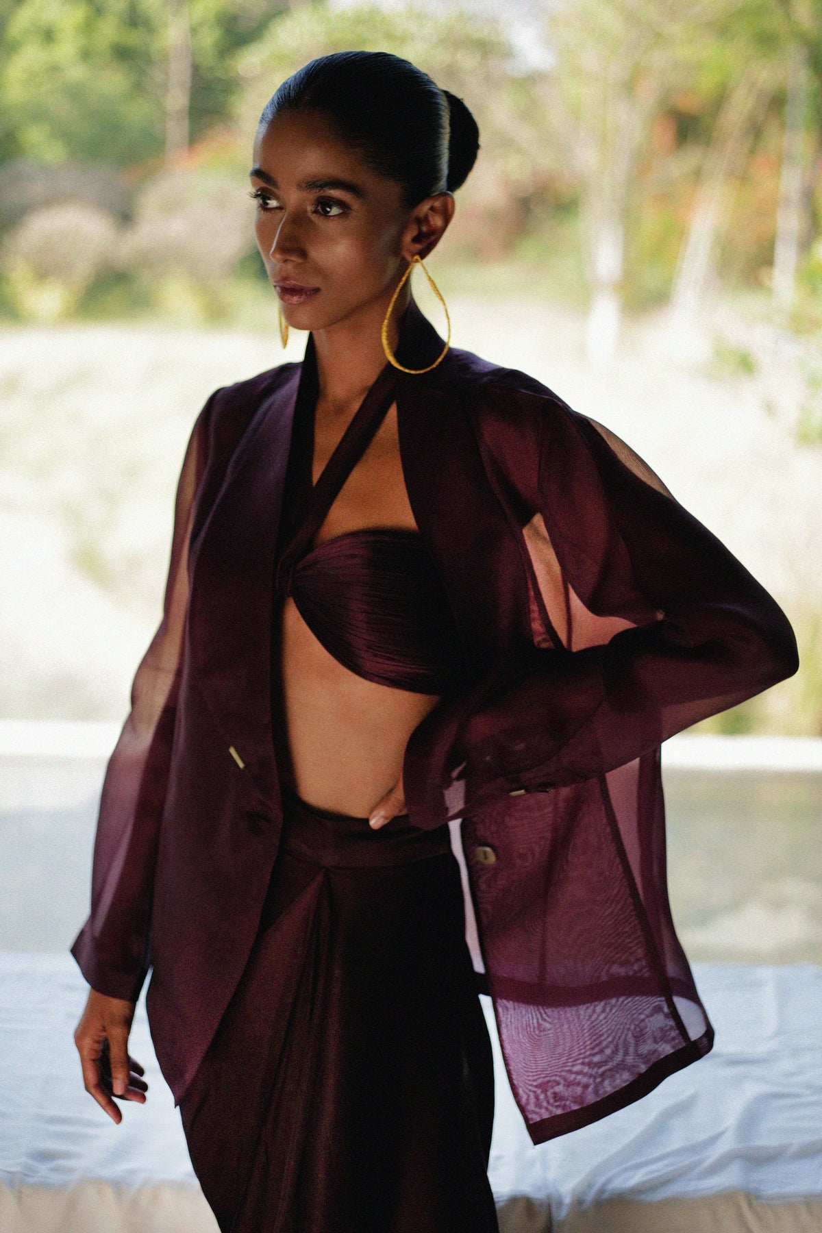 Baked Clay Blazer Set