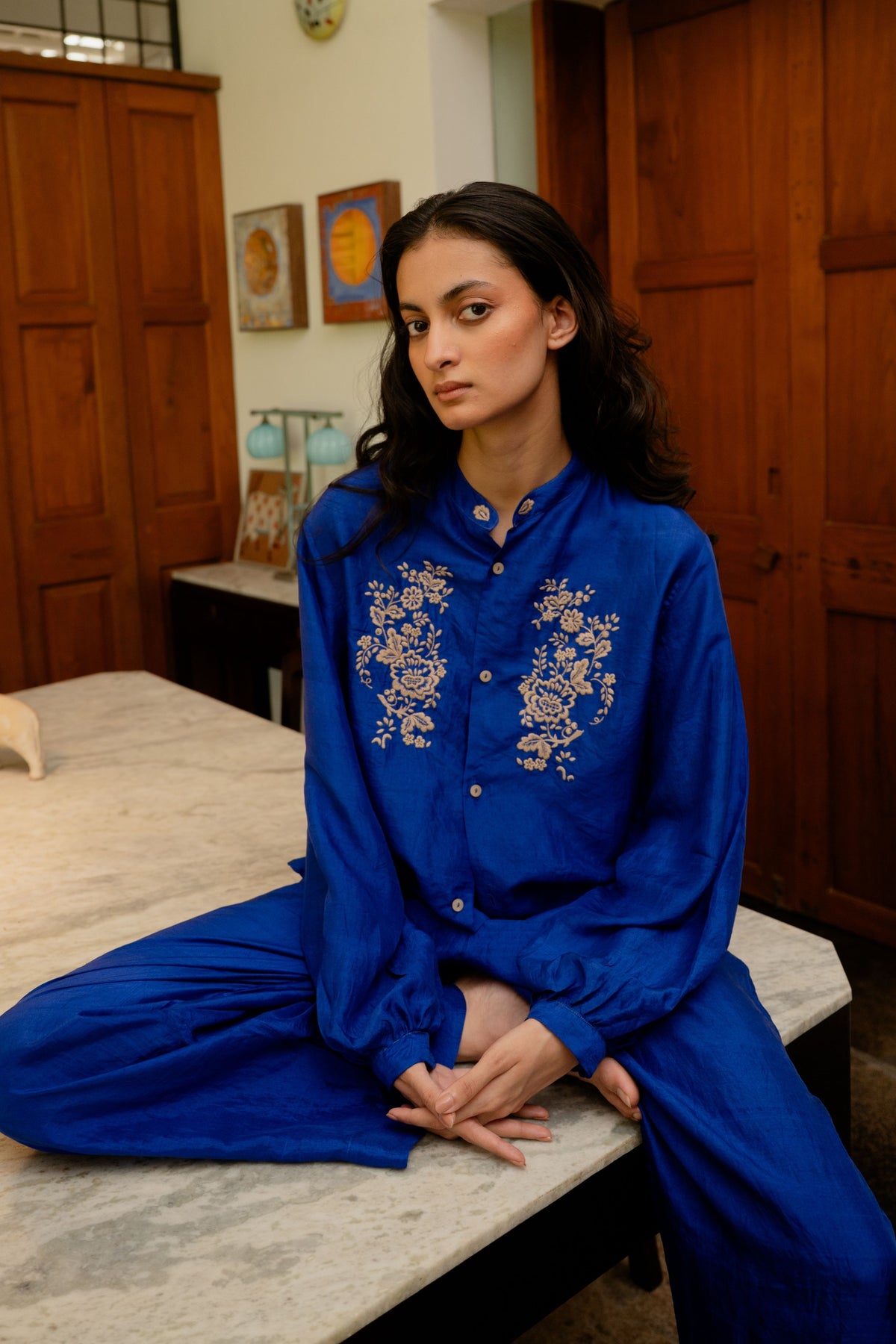 Ink Blue Sara Shirt