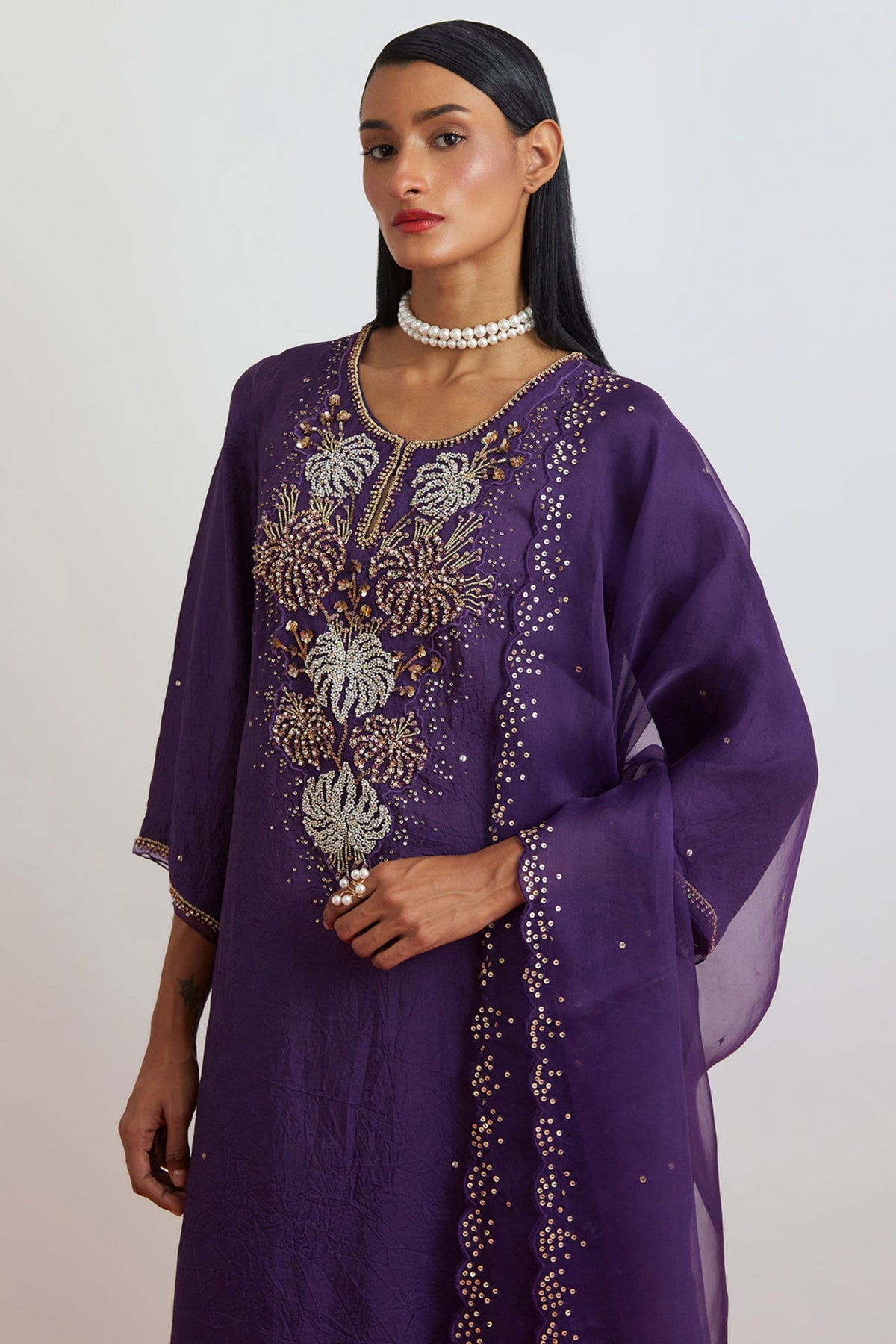 Violet Luxe Kurta Set