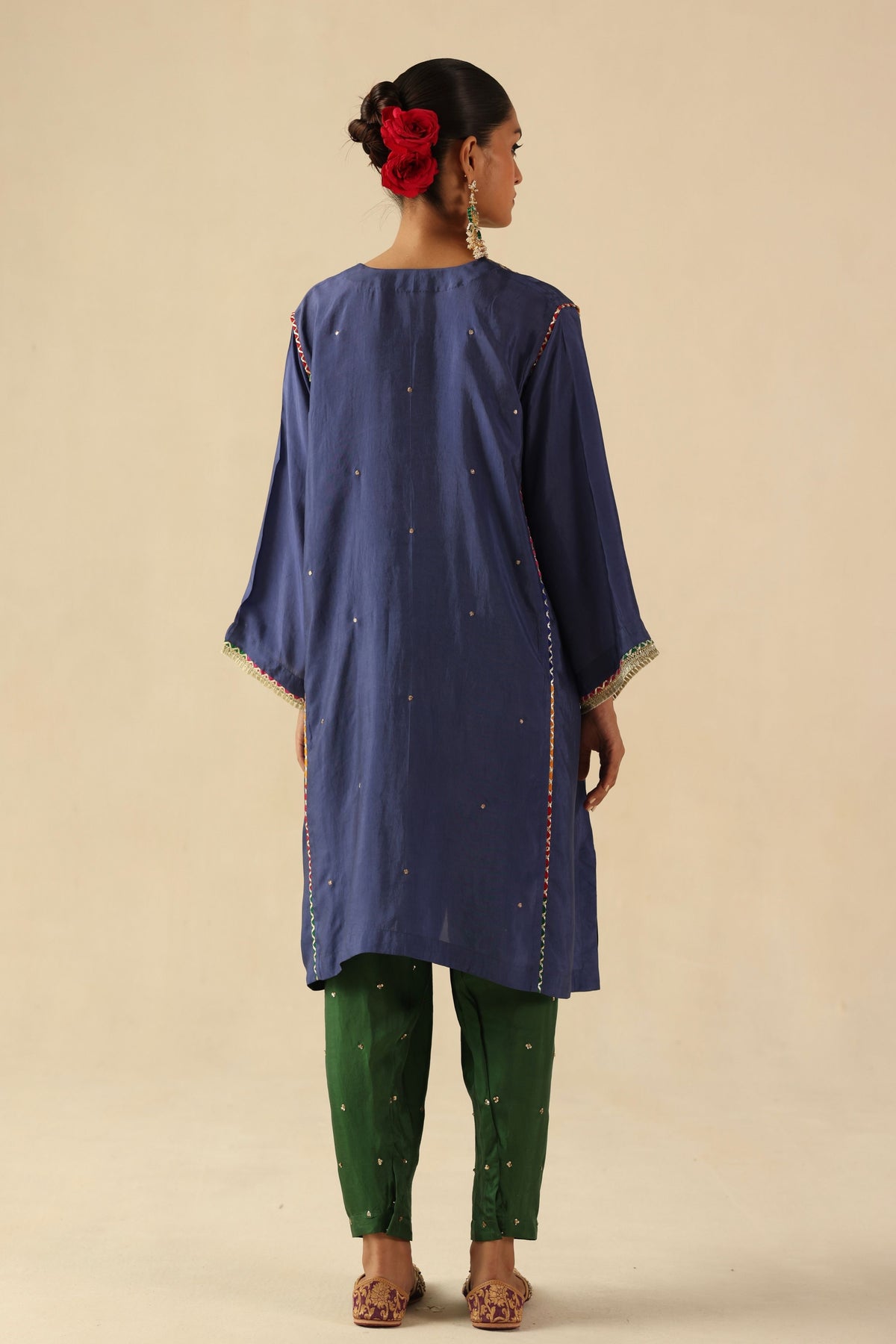 Ink Blue Parizad Kurta Set
