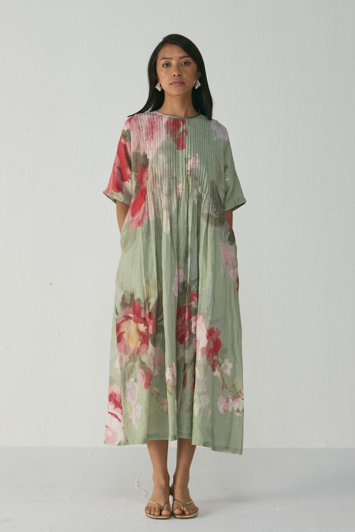Roos Pintucks Dress