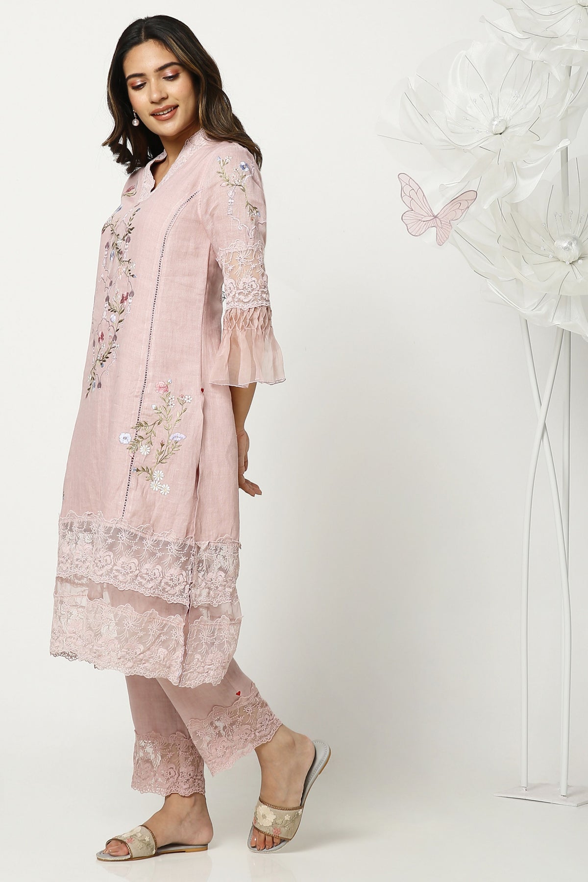 Pink Eden Kurta Set