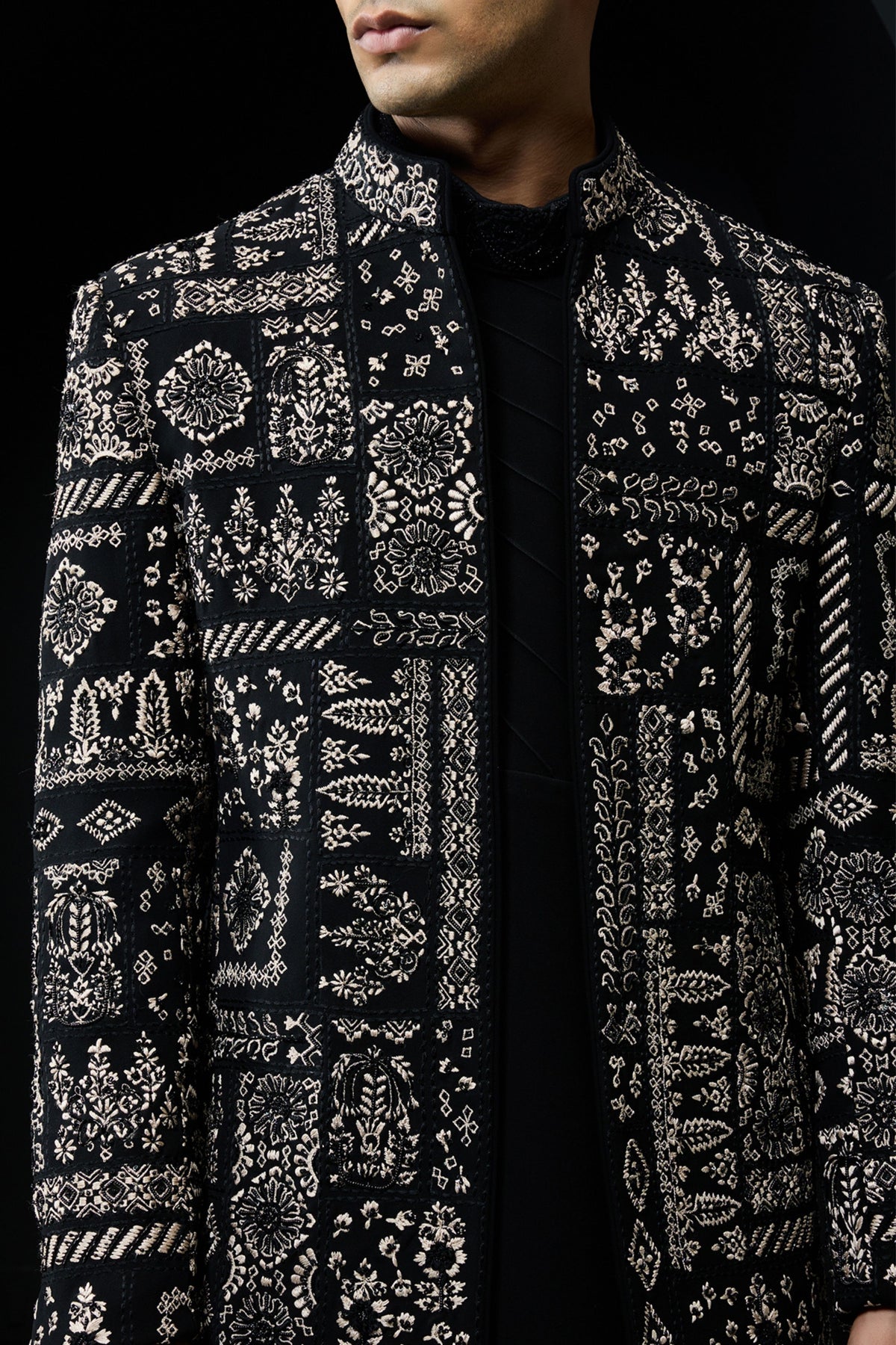 Black Sequin Elegance Set