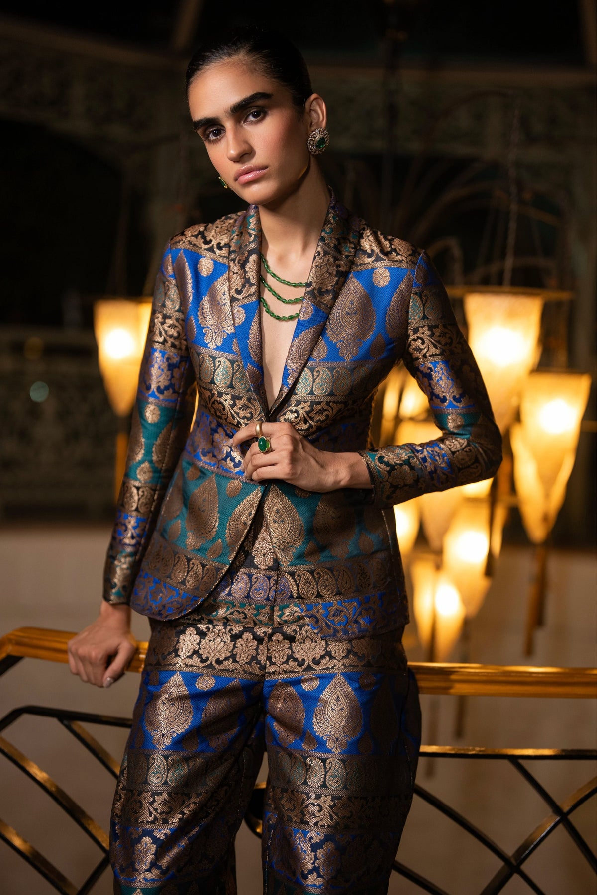 Banarasi Brocade Jacket Set