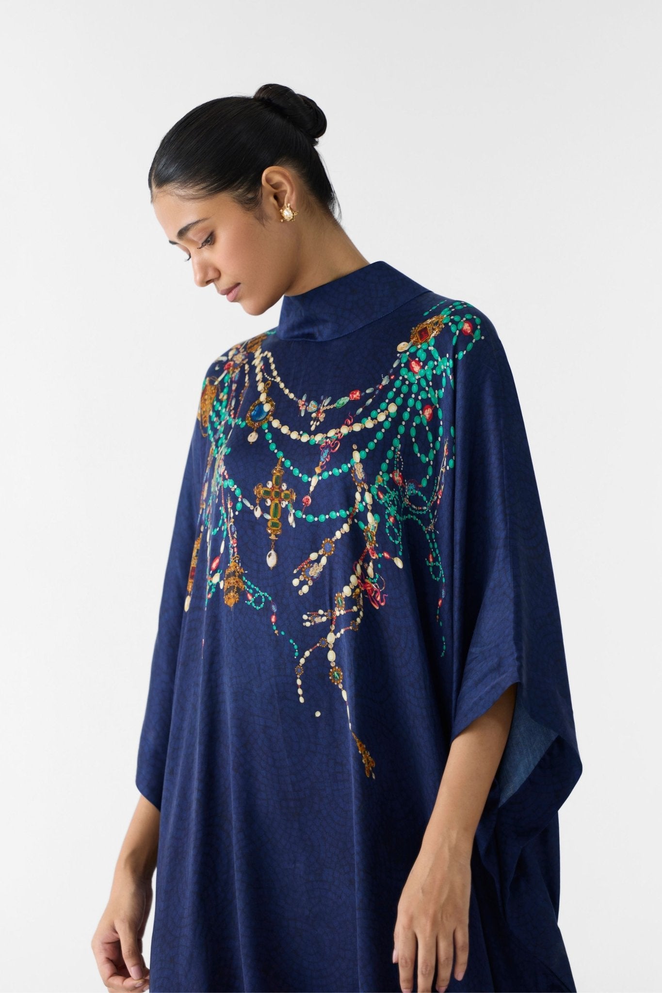 Navy Maharani Kaftan - Studio Rigu - Elahe
