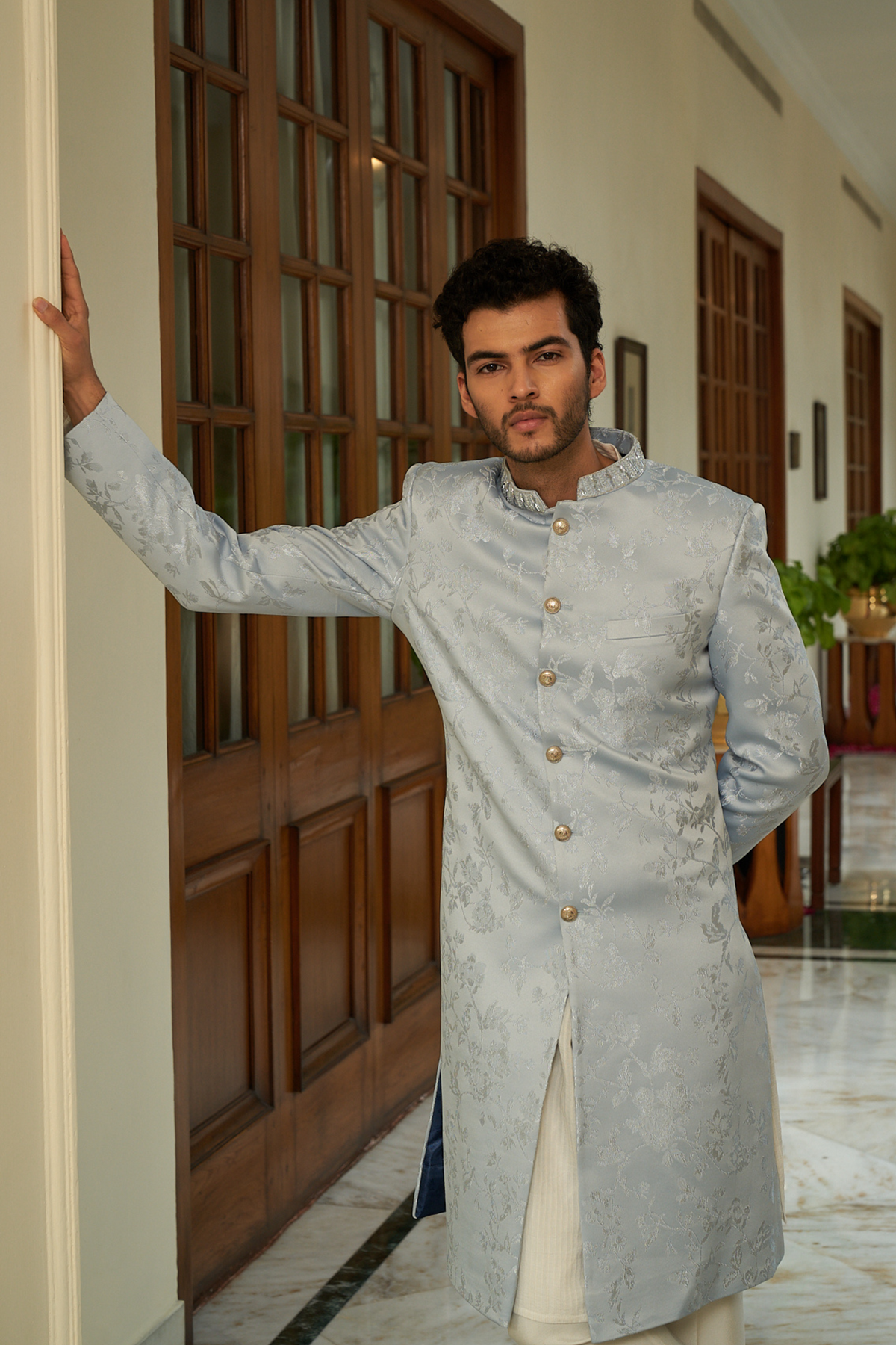 Floral Dream Achkan Set