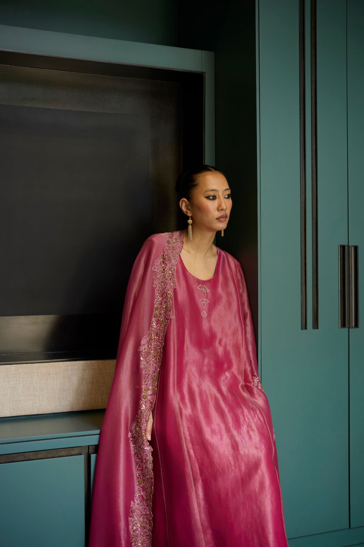 Pink Dhara Kurta Set