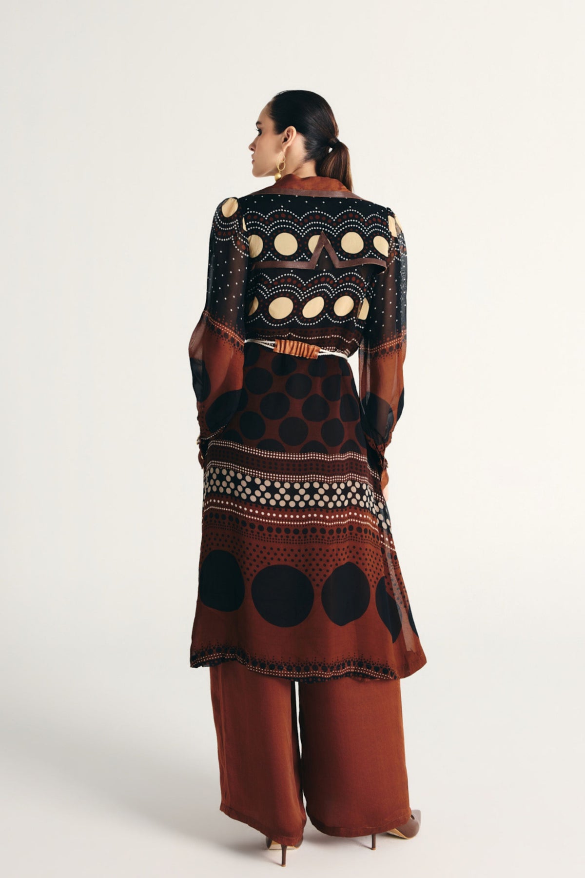 Ruwaida Trench Coat Set