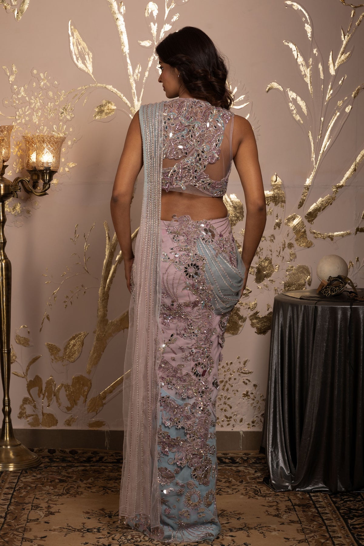 Ila Drape Saree Set