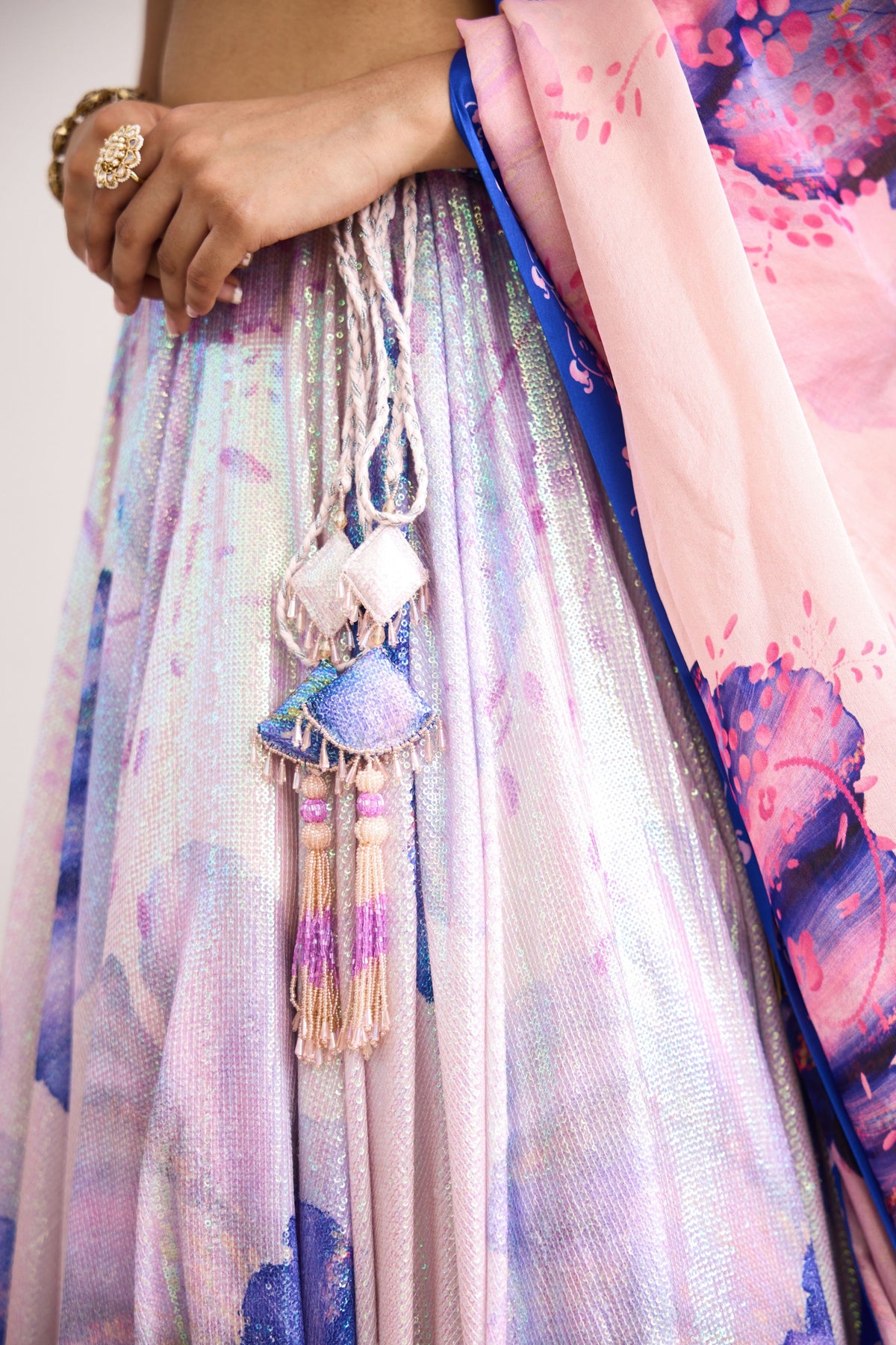 Lavender Twilight Lehenga Set