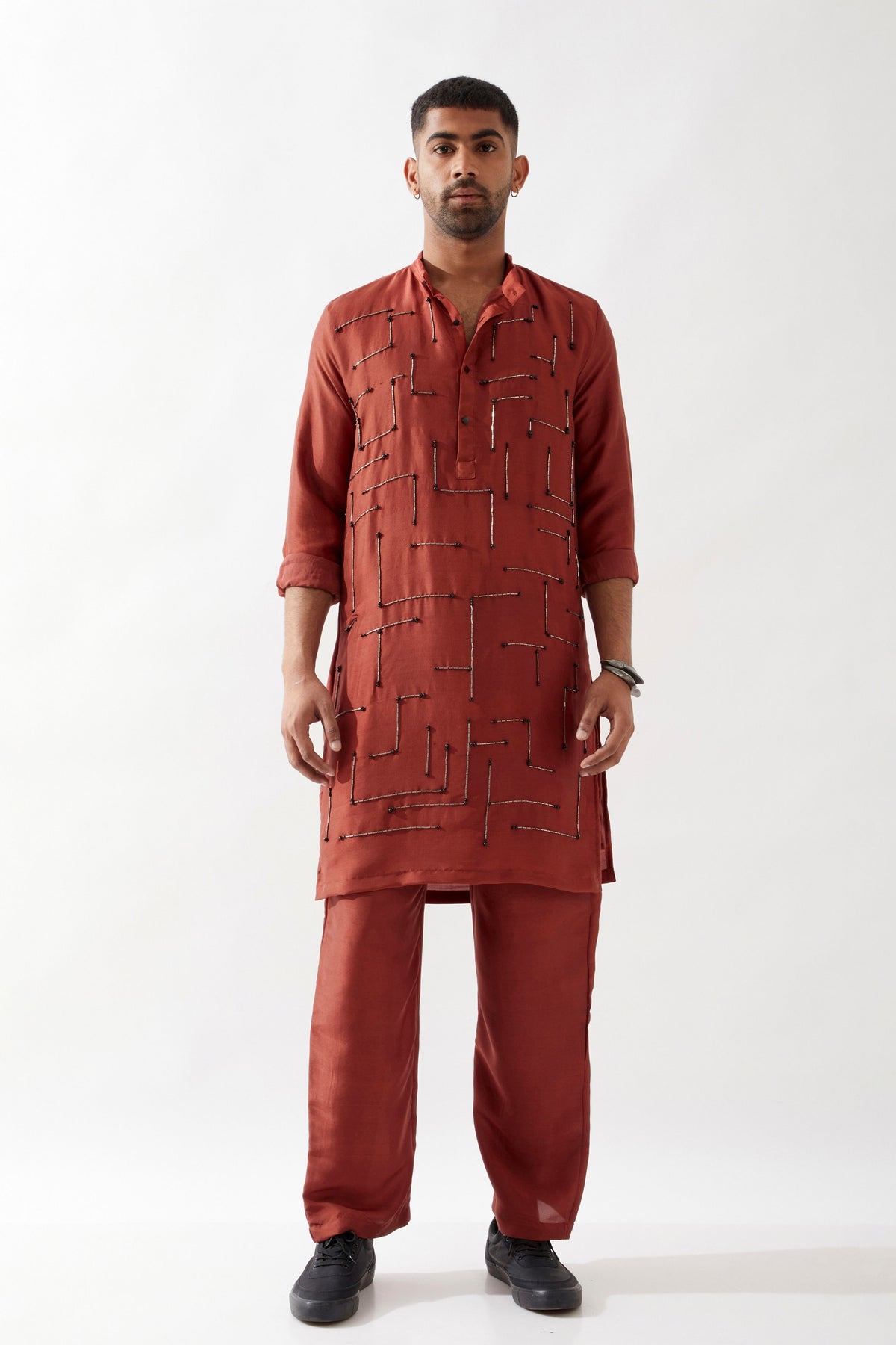 Noah Maroon Kurta Set