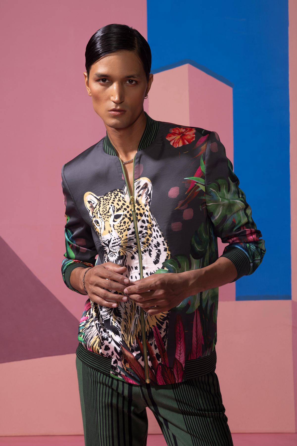 Feral Flora Charcoal Jacket