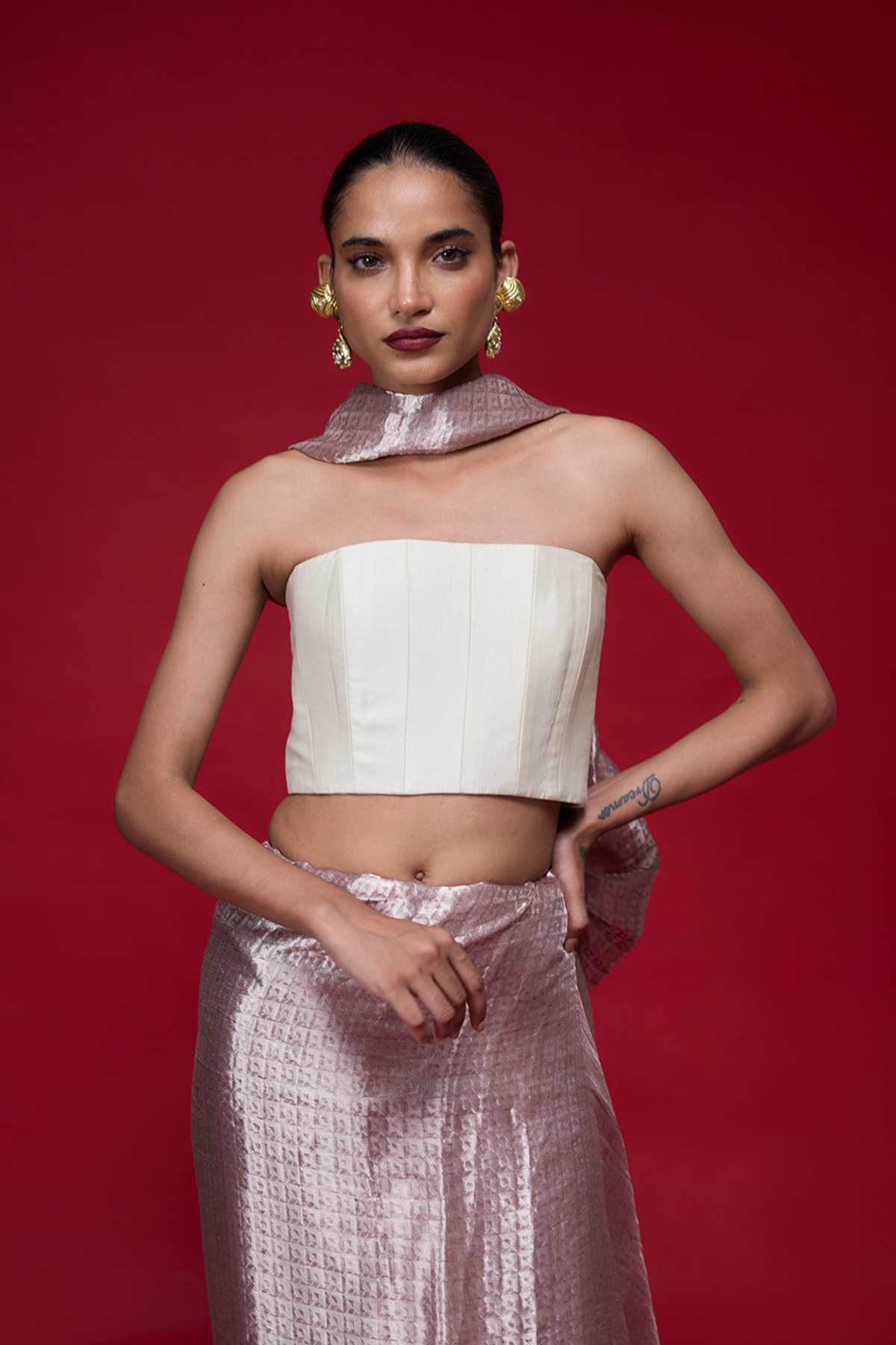 The Snowflake Saree