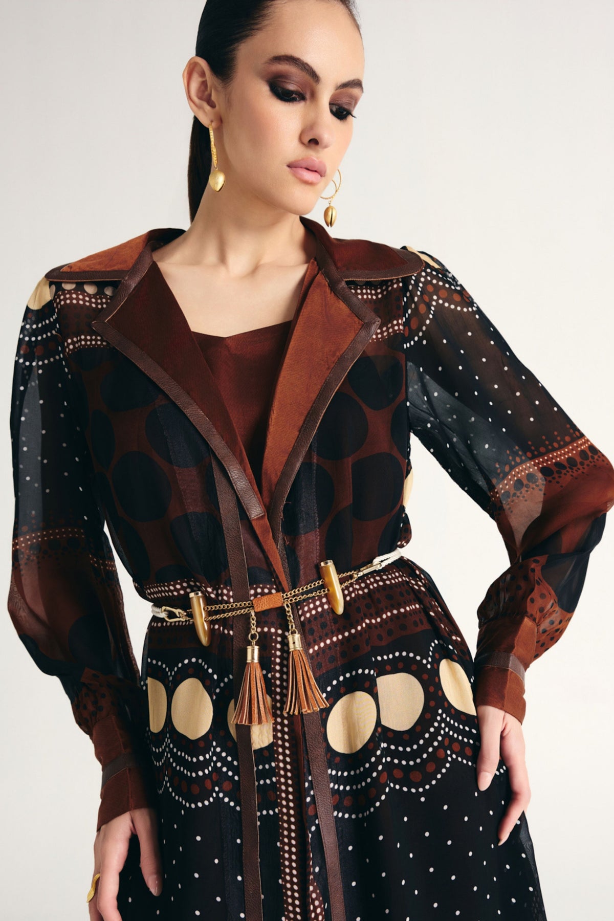 Ruwaida Trench Coat Set