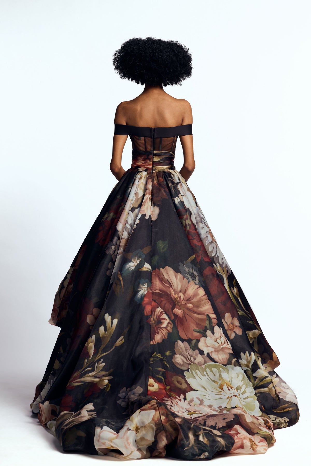 High Low Balloon Gown