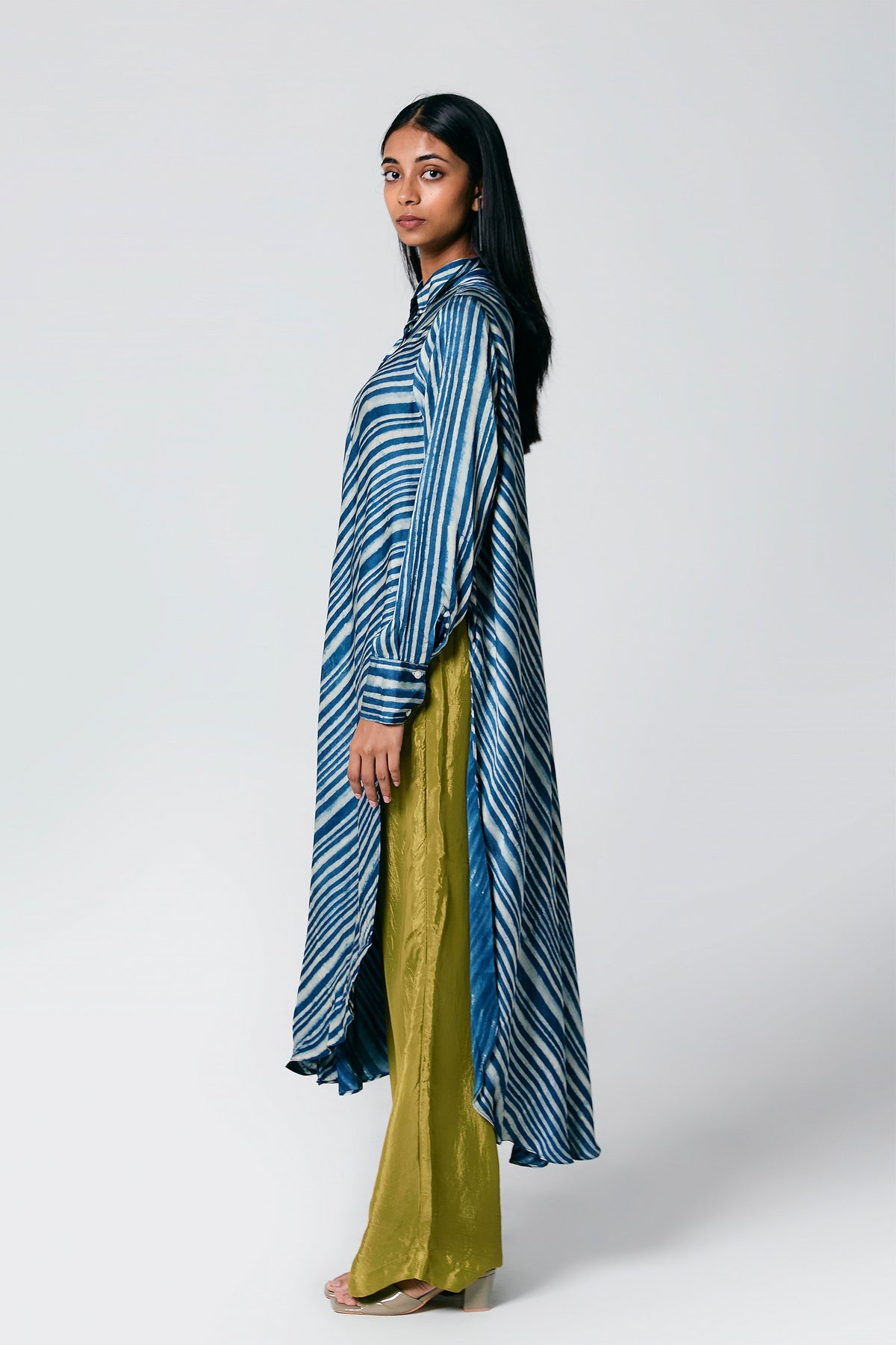 Blue Asymmetrical Co-ord Set