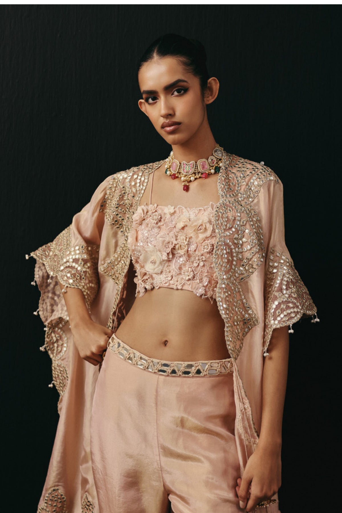 Blush Ankle Palazzos