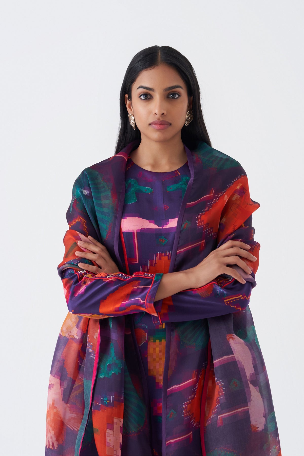 Oaxaca Morado Dupatta
