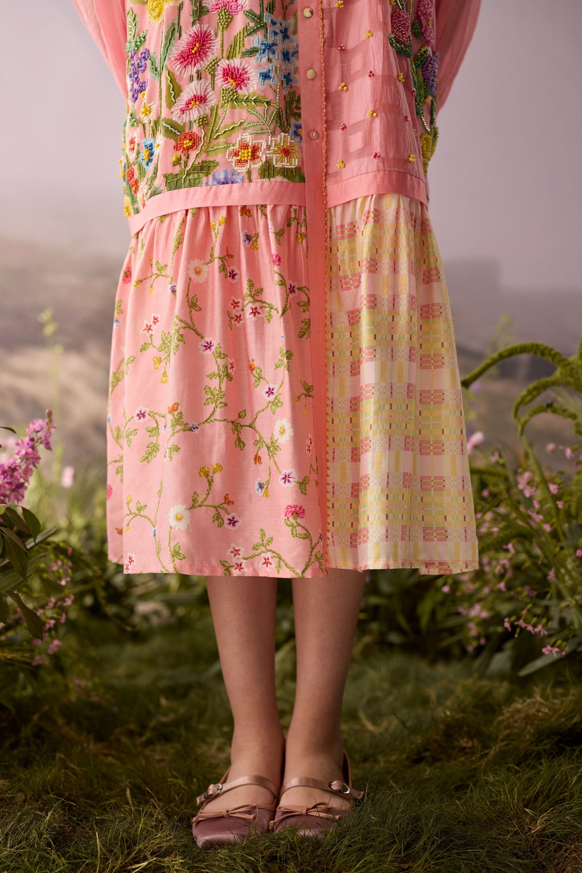 Rose Printed Dress
