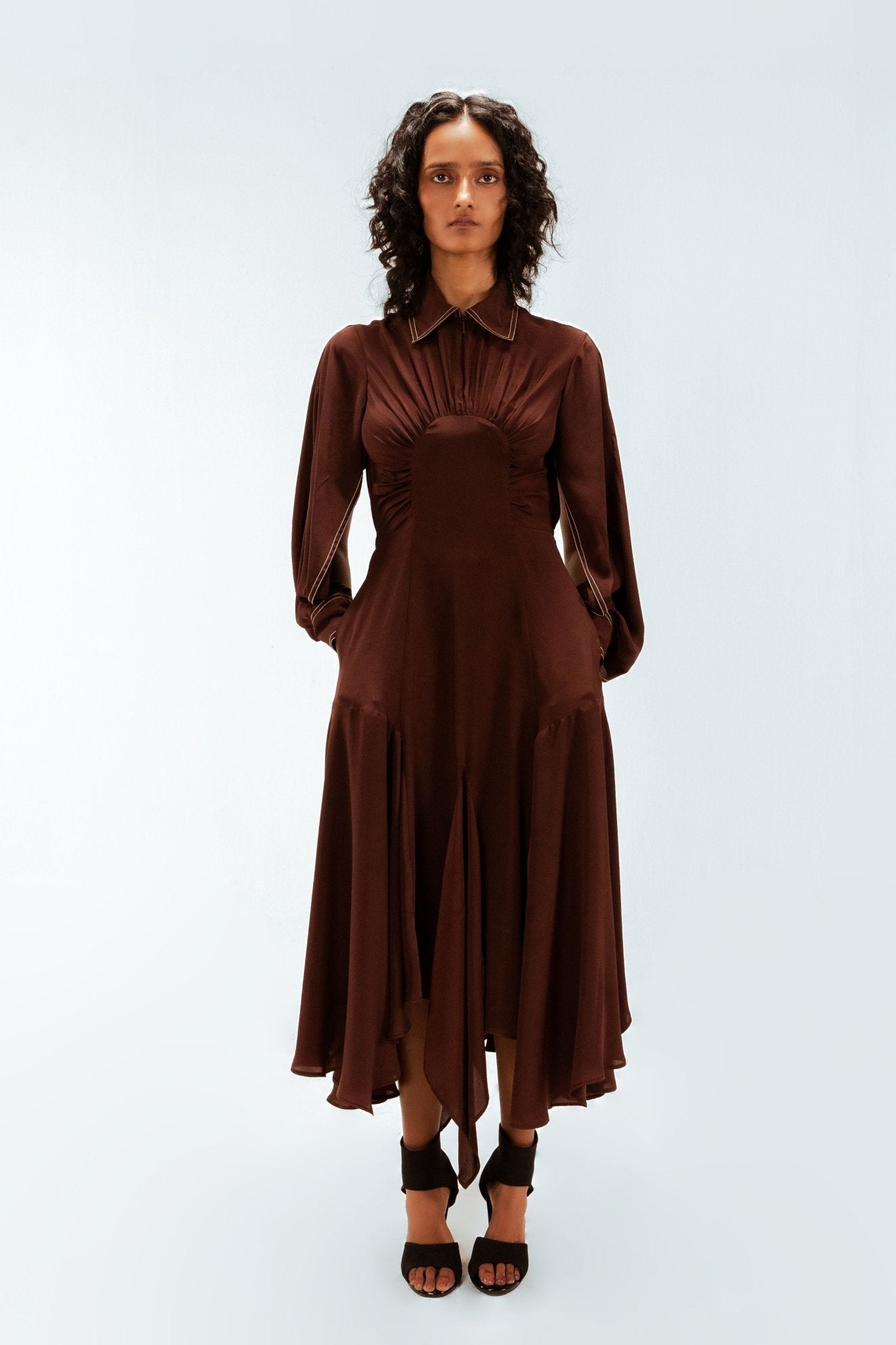 Willa Crepe Dress - Leh Studios - Elahe