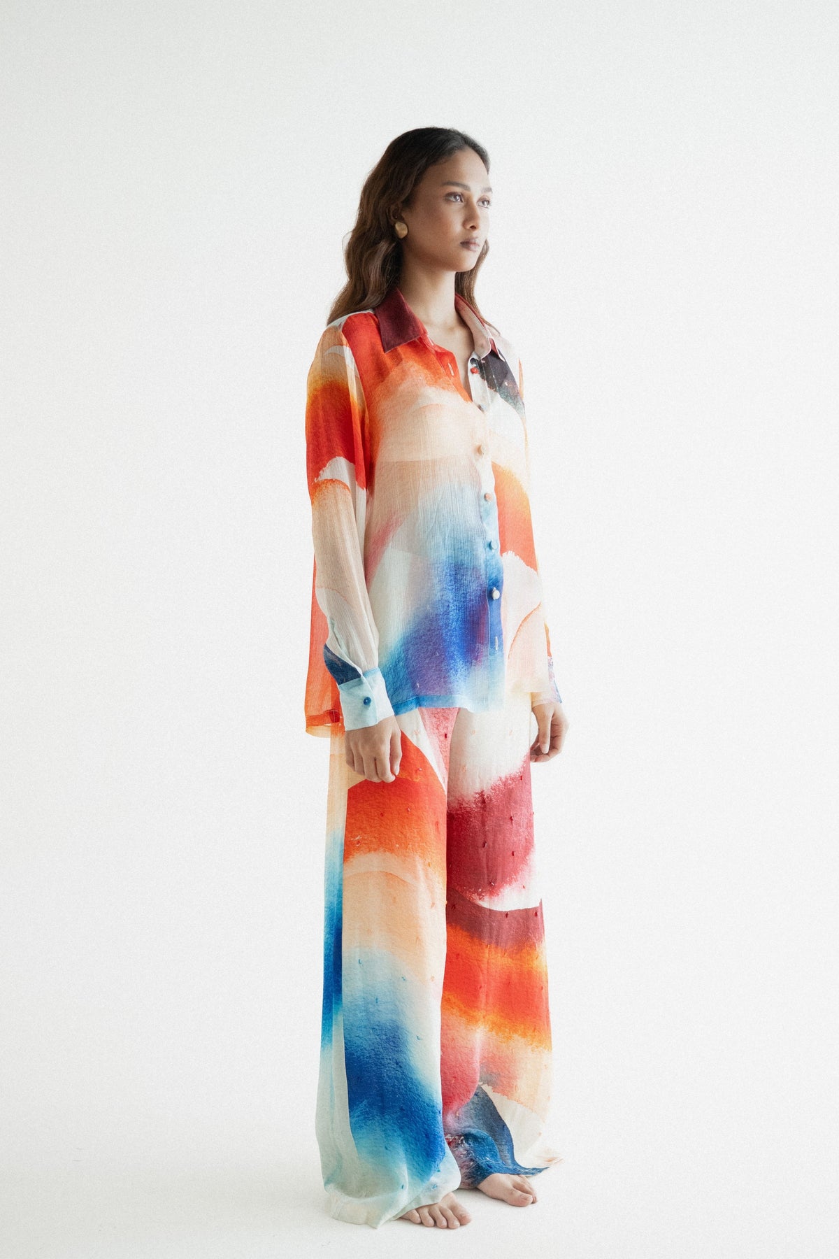 Multicolor Printed Co-ord Set