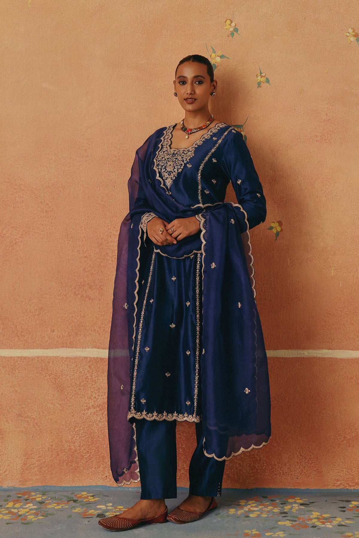 Neelam Nazakat Kurta Set