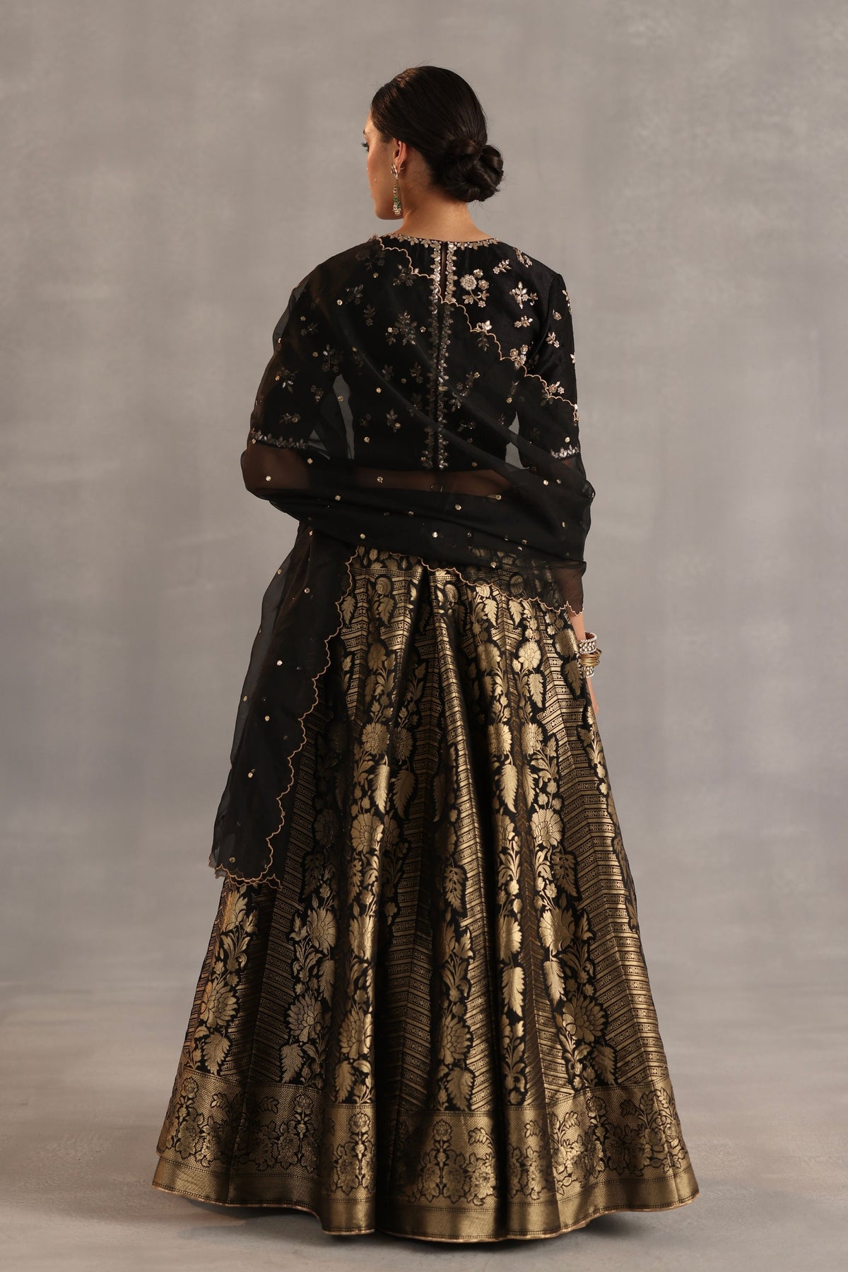 Malhar Black Lehenga