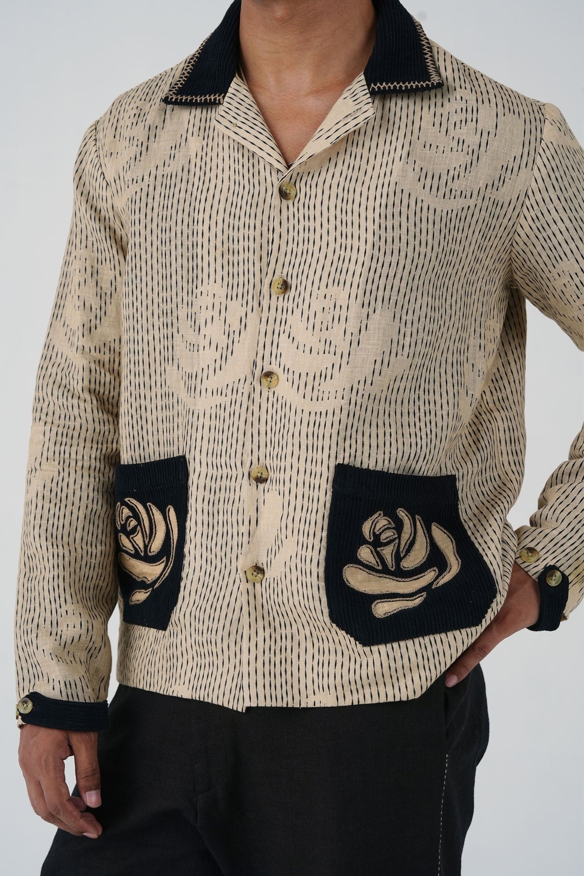 Beige Archive Jacket