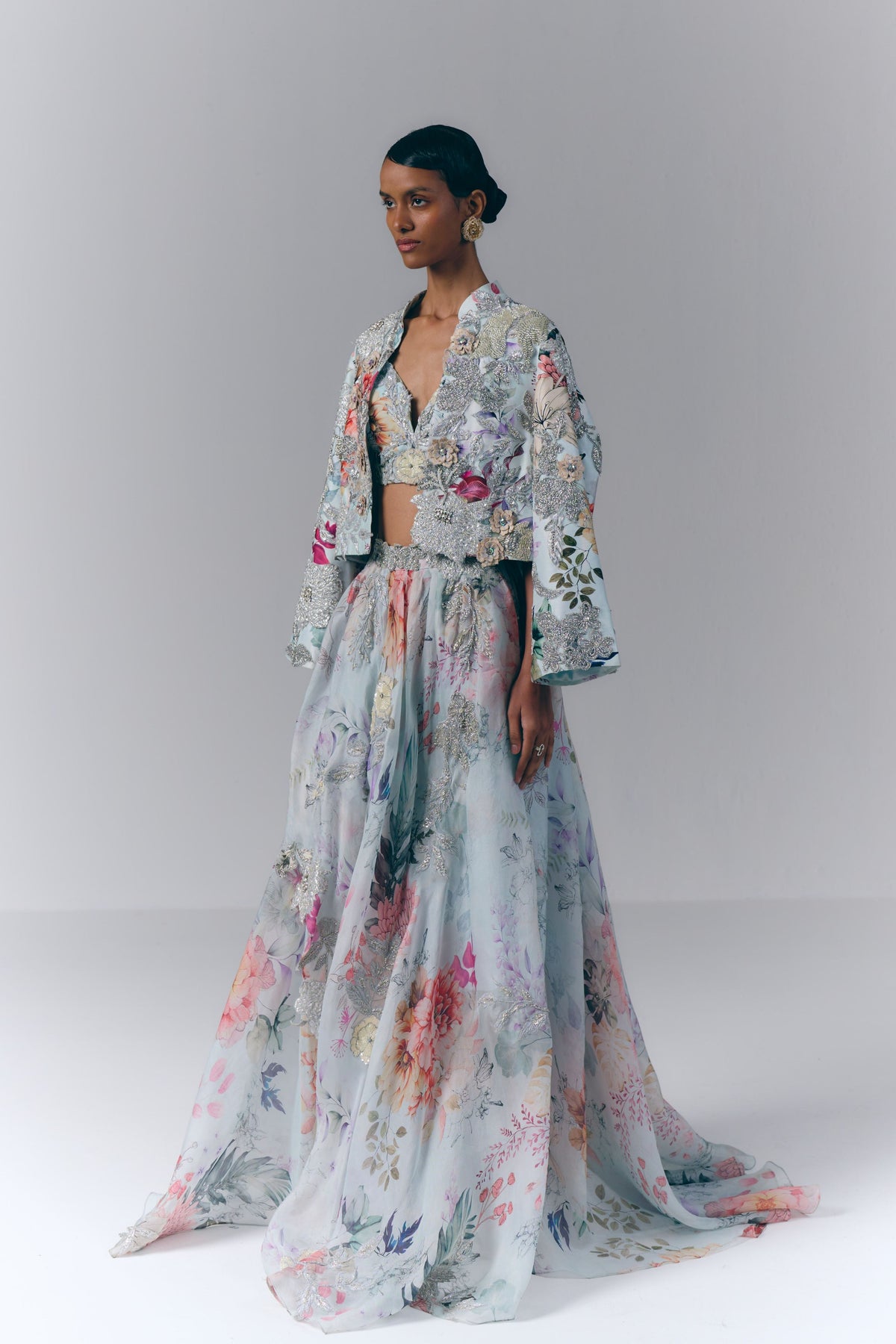 Celestial Bloom Jacket Set
