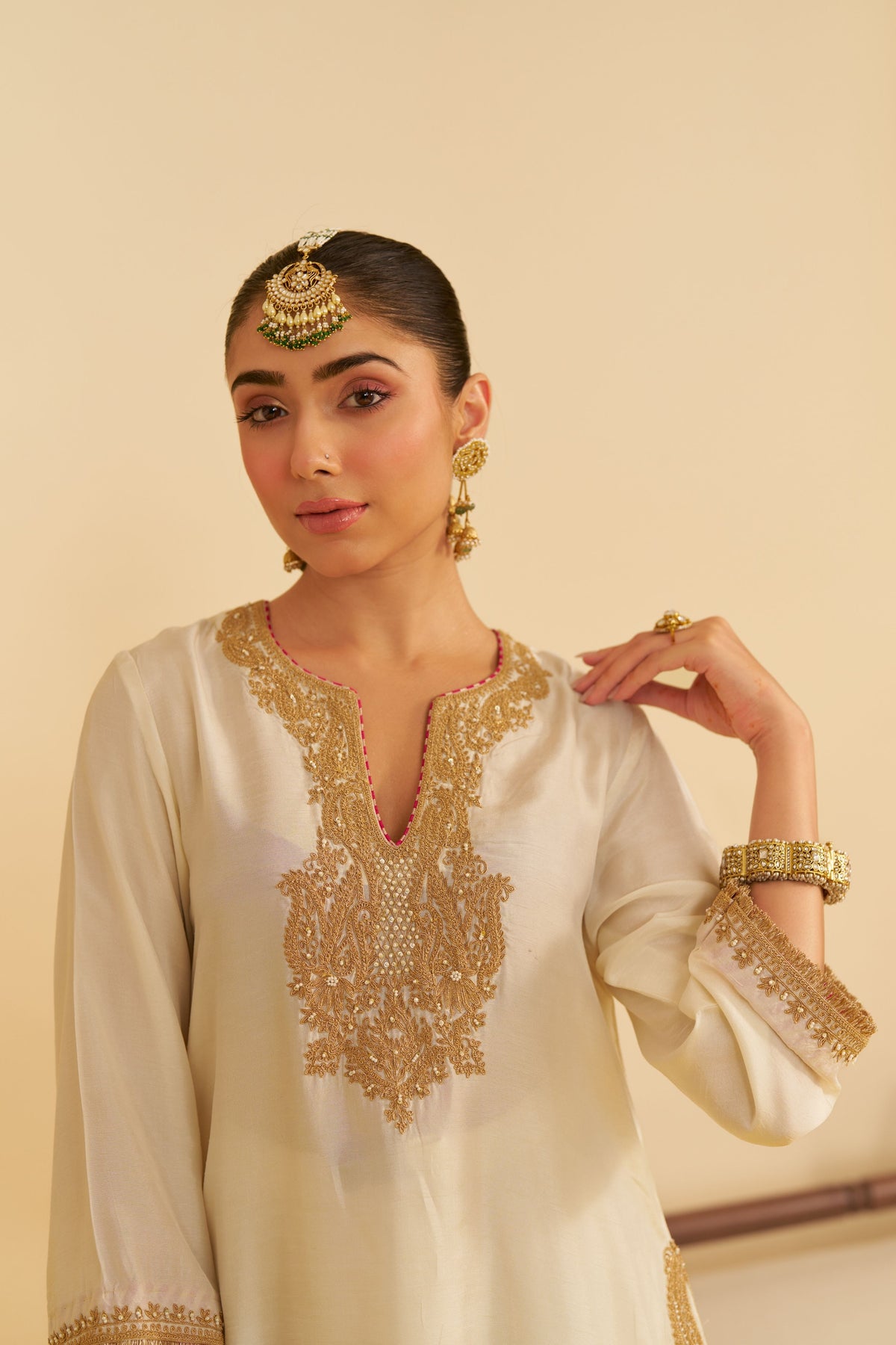 Amaya Ivory Salwar Set