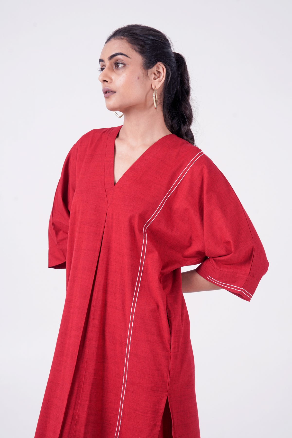 Ease Tunic in Red
