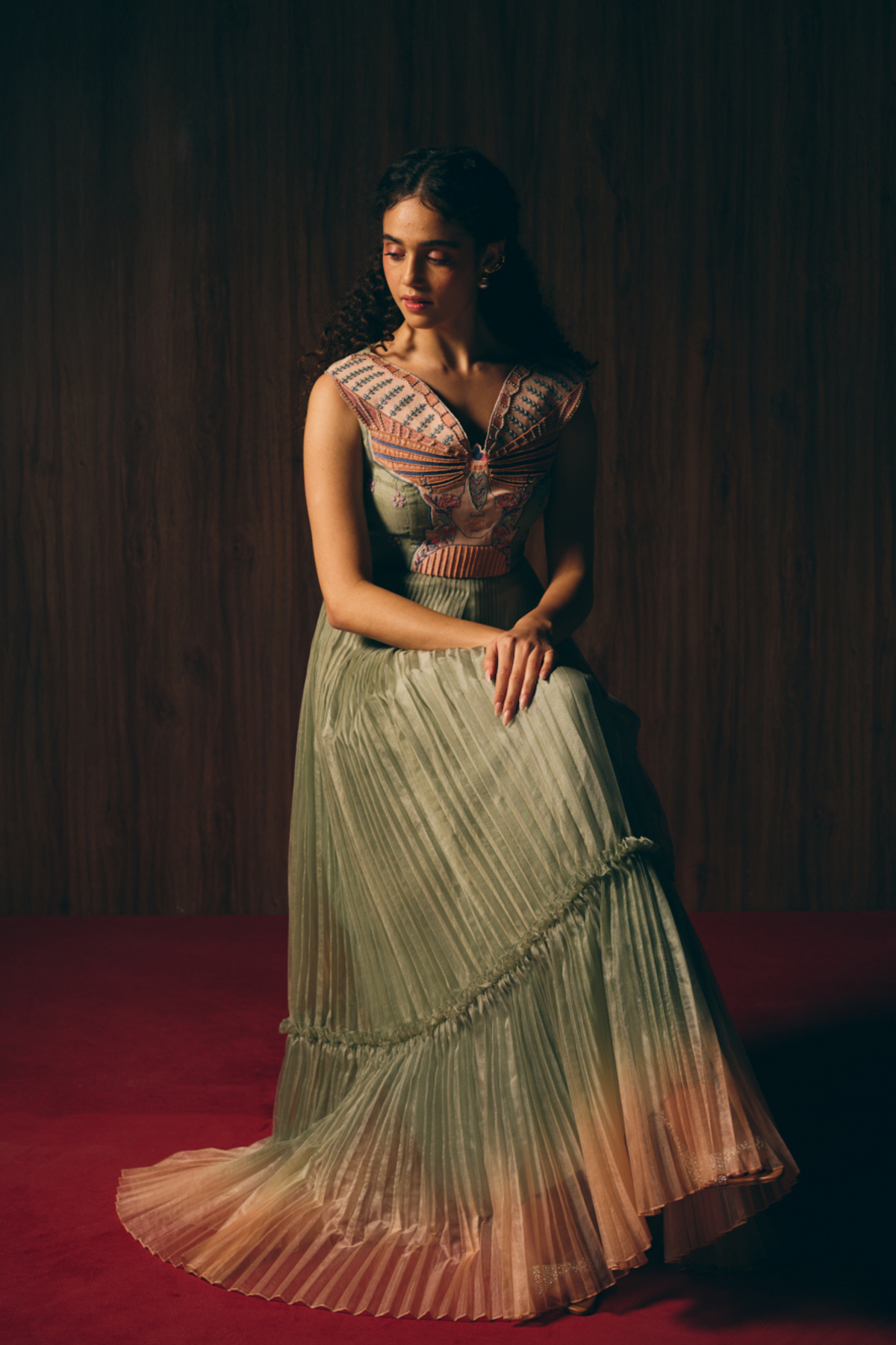 Vagabond Sage Green Dress