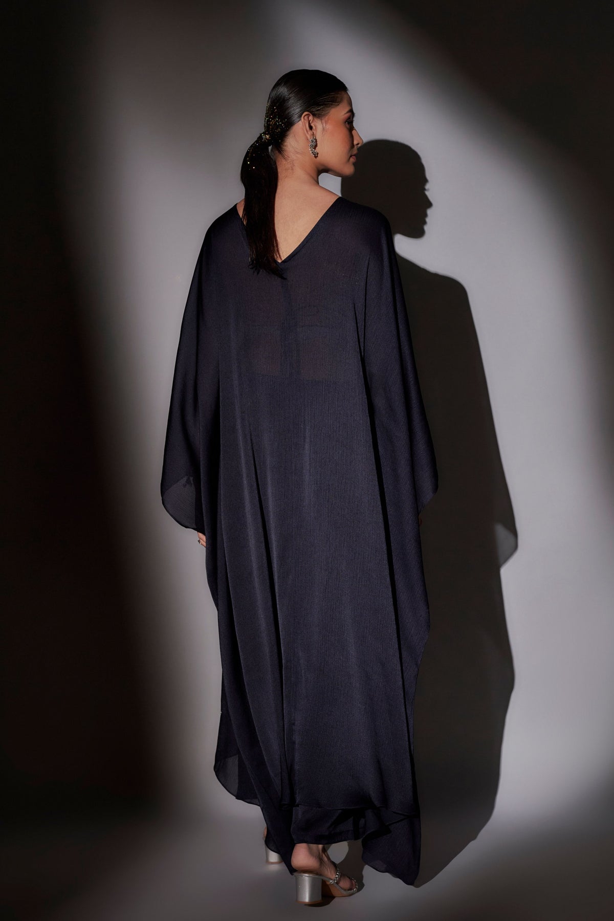 Navy Blue Dori Kaftan Set