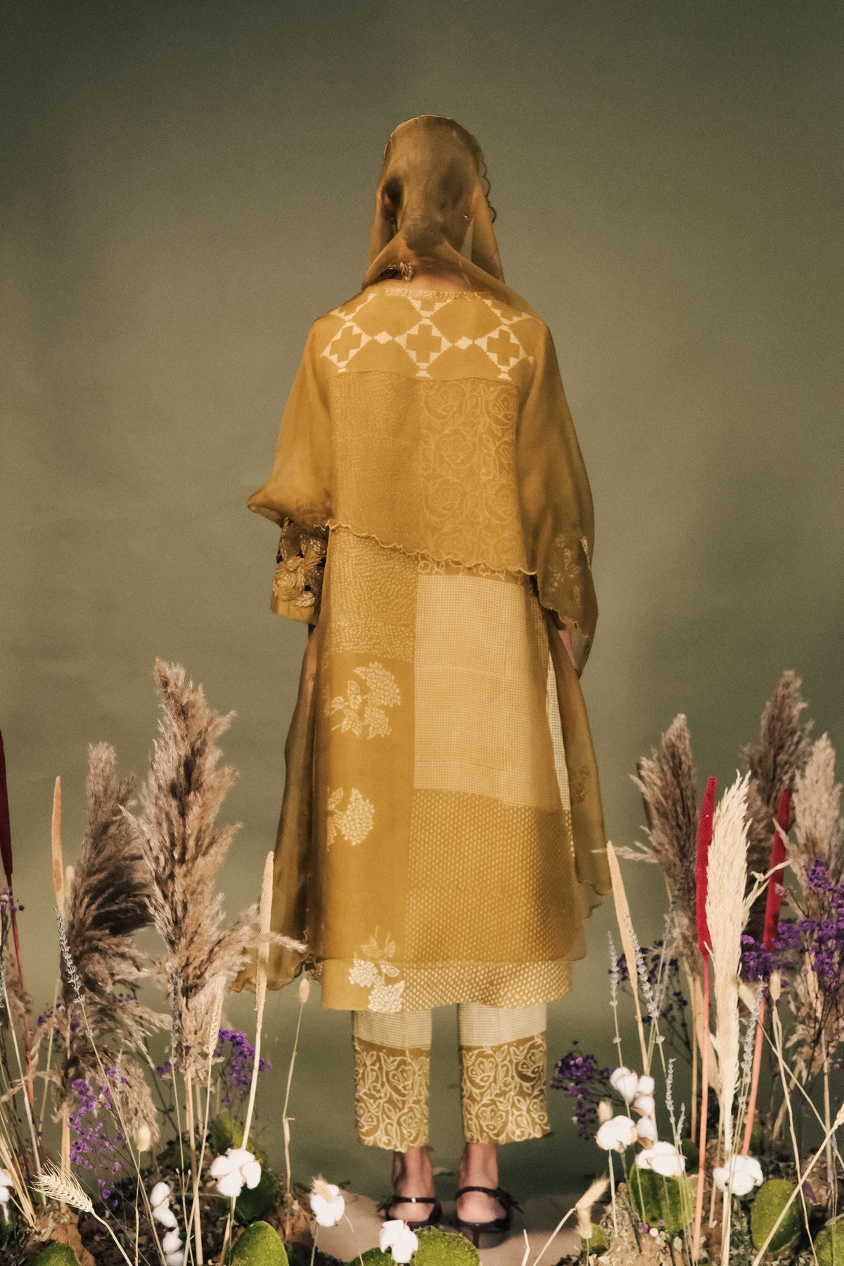 Moss Green Tunic Set