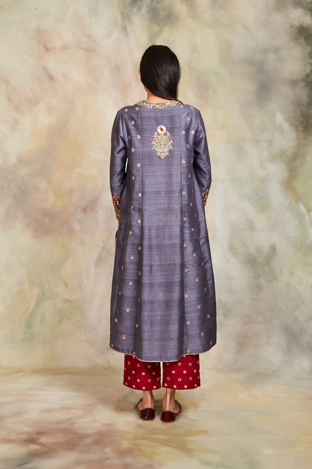 Grey kurta set