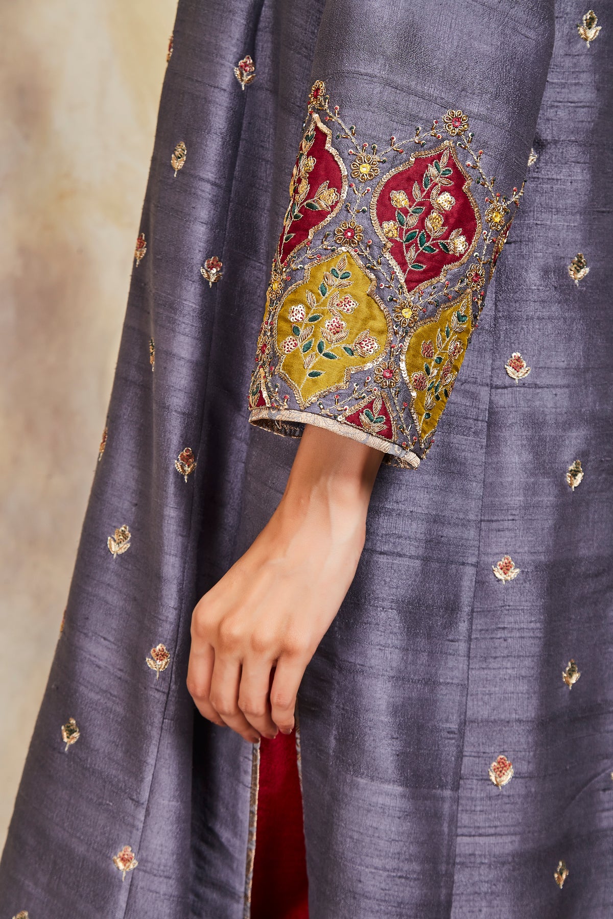 Grey kurta set