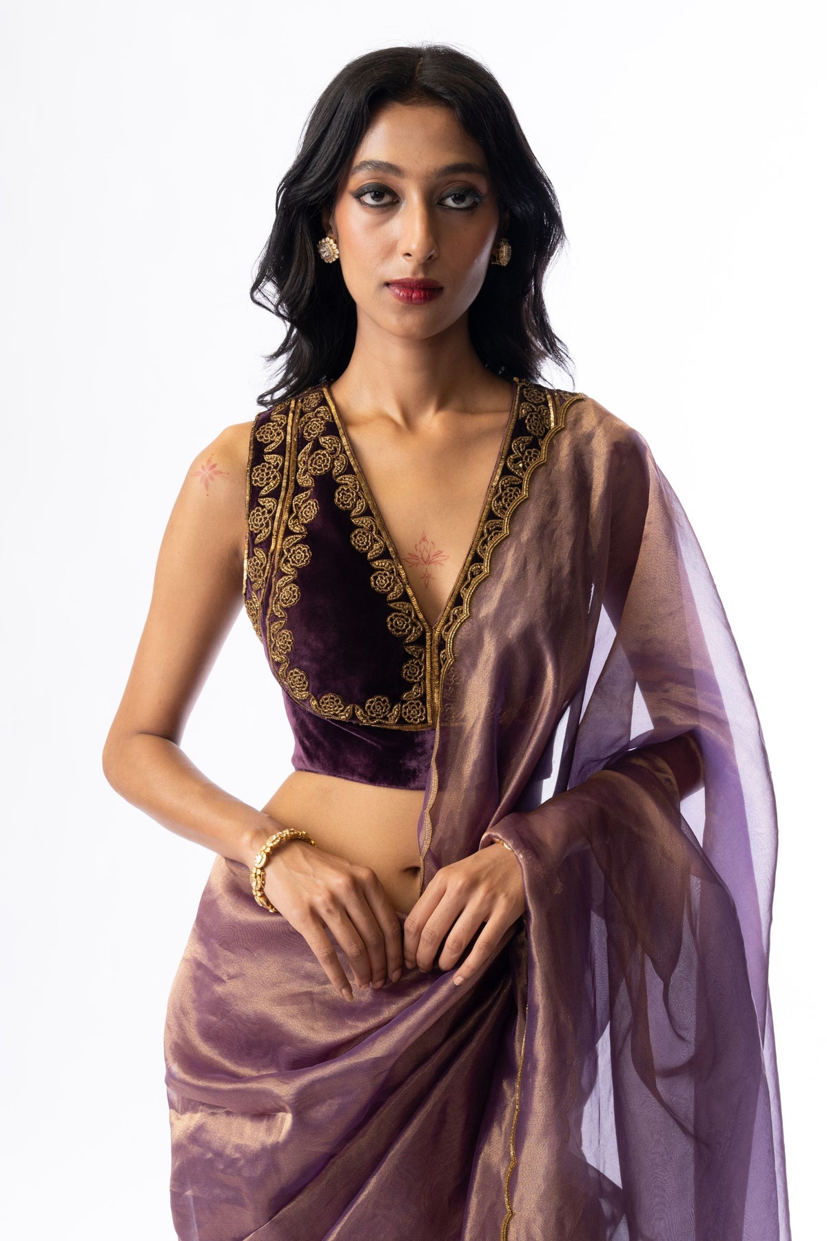 Amber Saree Set